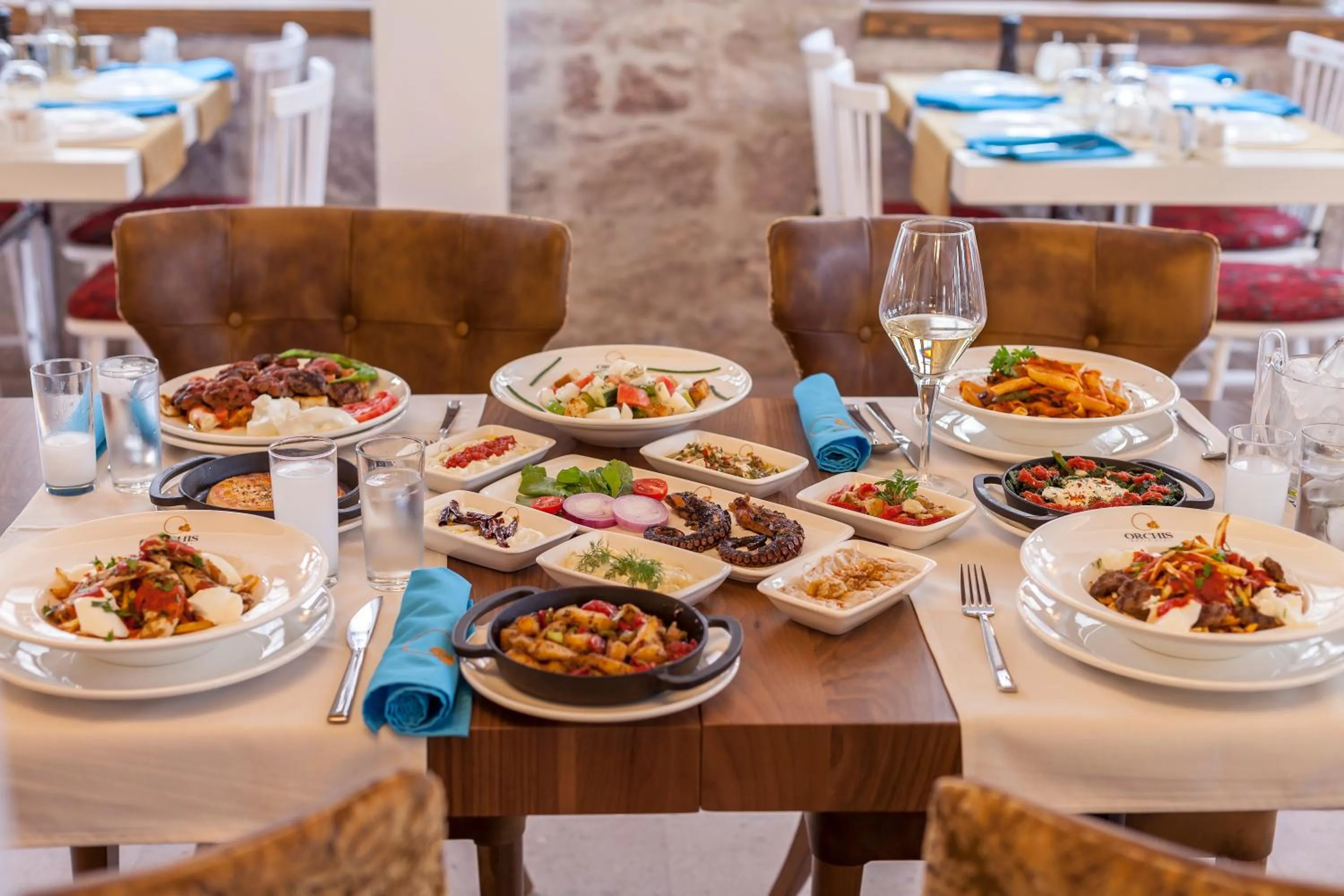 Dinner in Orchis Hotel