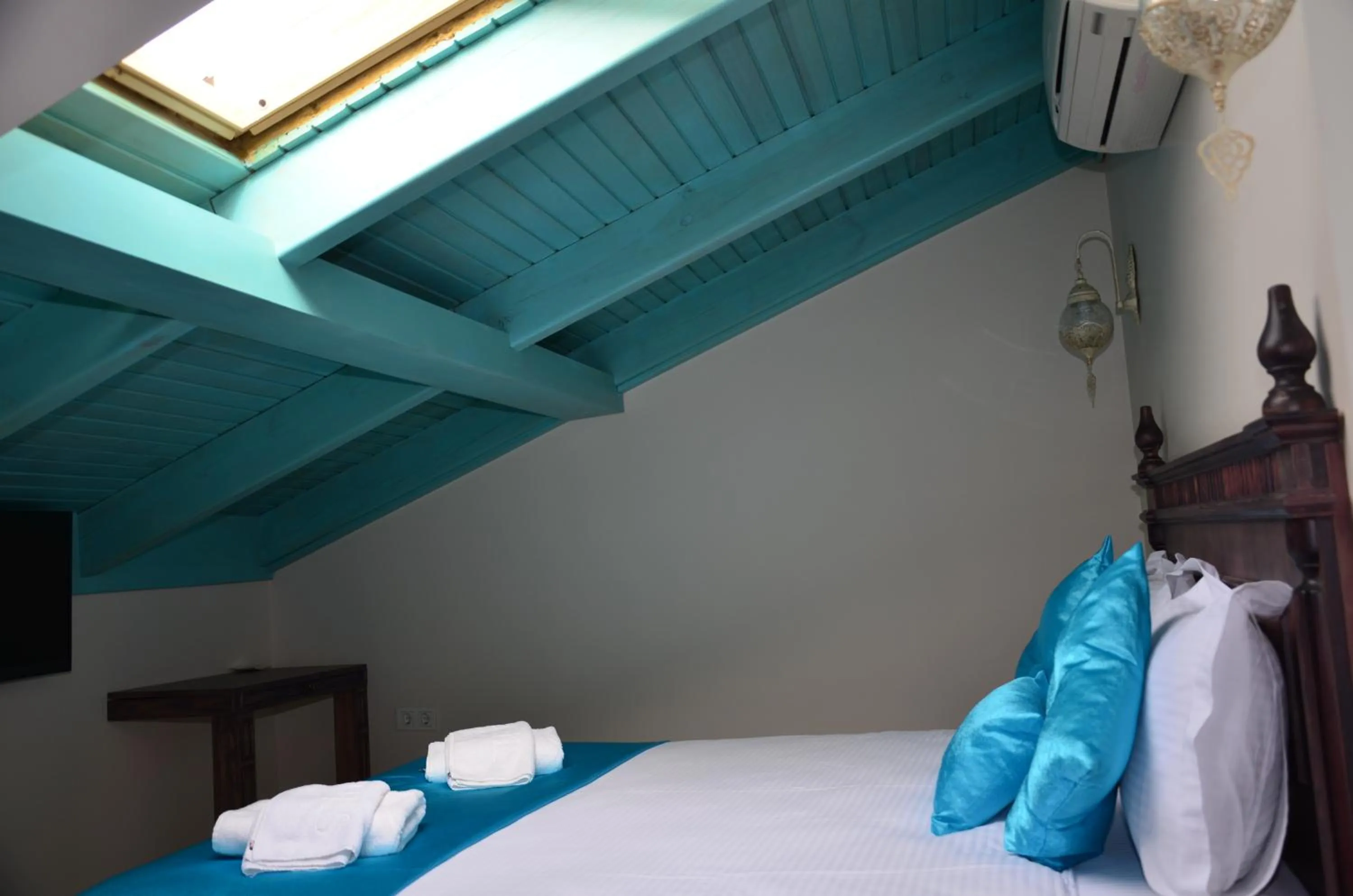 View (from property/room), Bed in Orchis Hotel