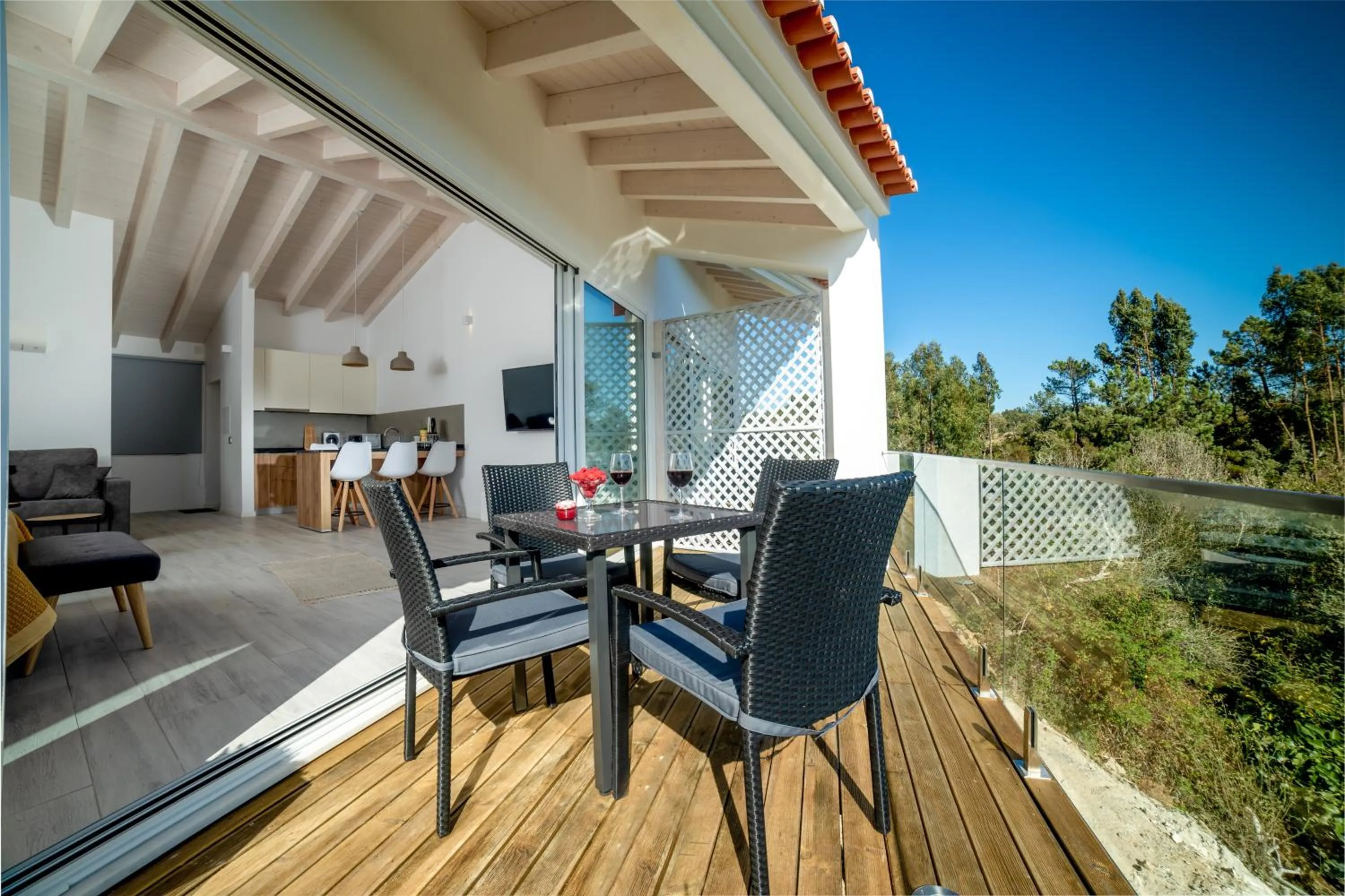 Balcony/Terrace in Monte Das Alpenduradas