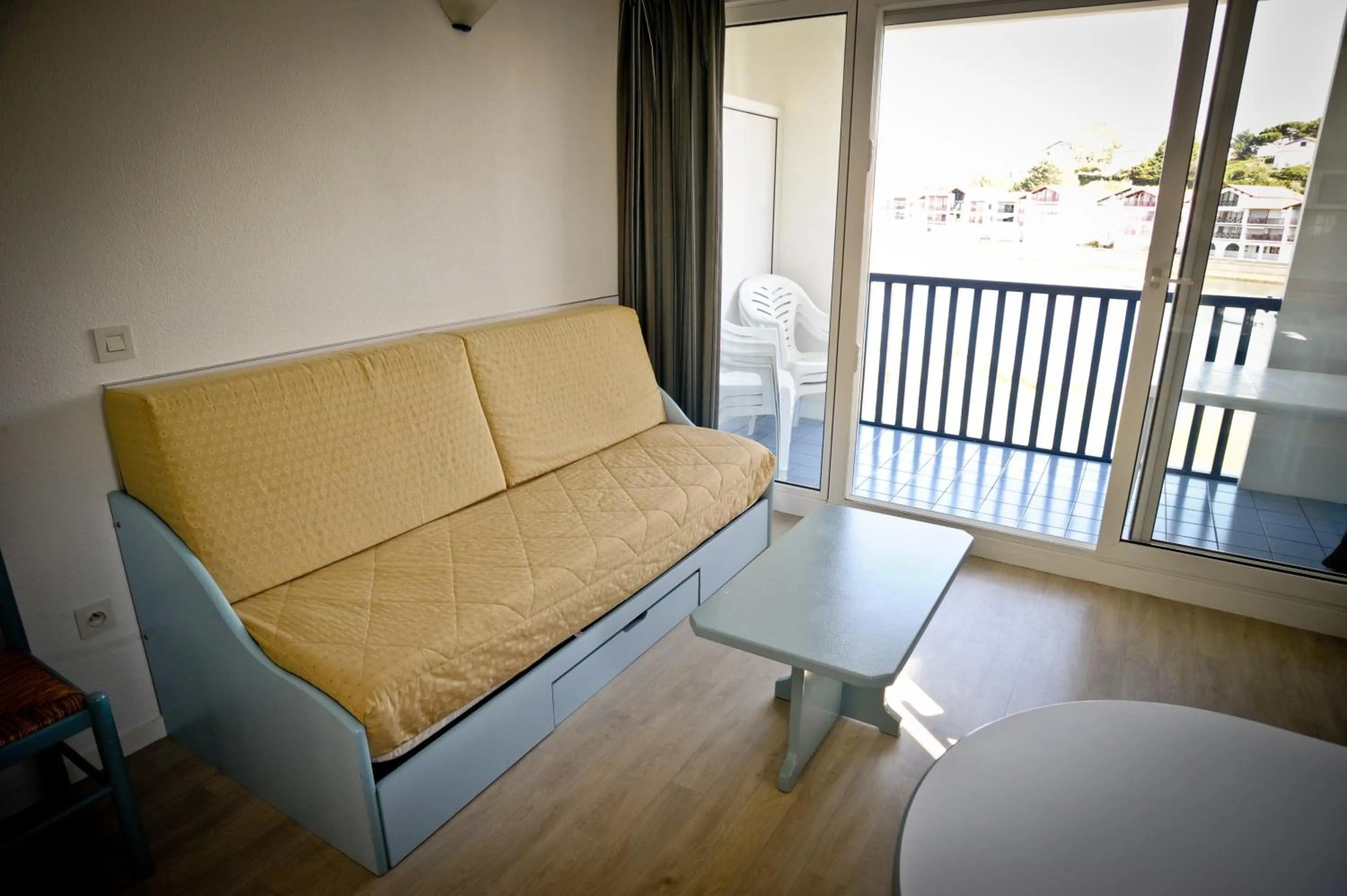 Living room in Résidence Mer & Golf Fort Socoa