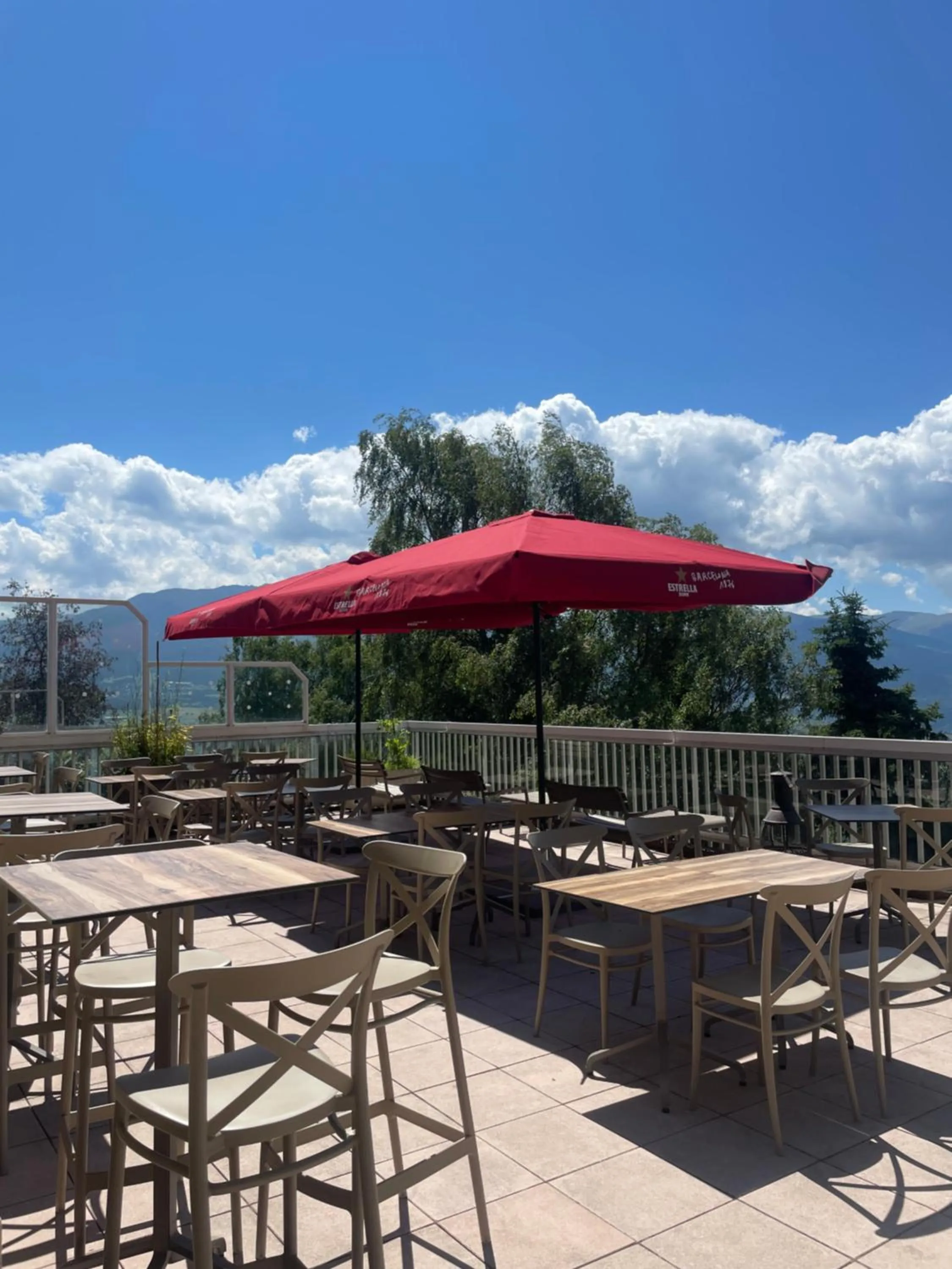 Patio in Hotel des Pyrénées