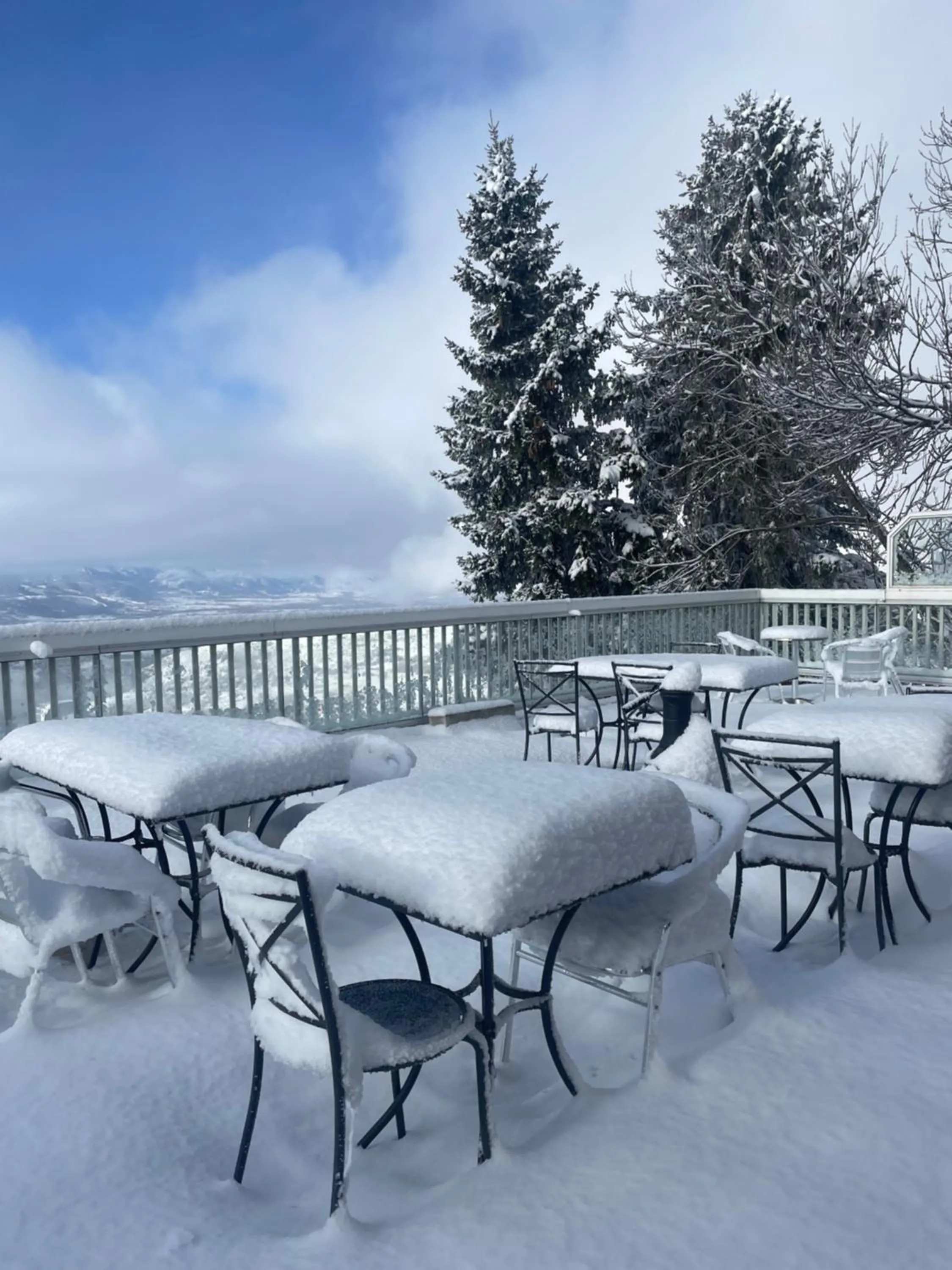 Patio in Hotel des Pyrénées