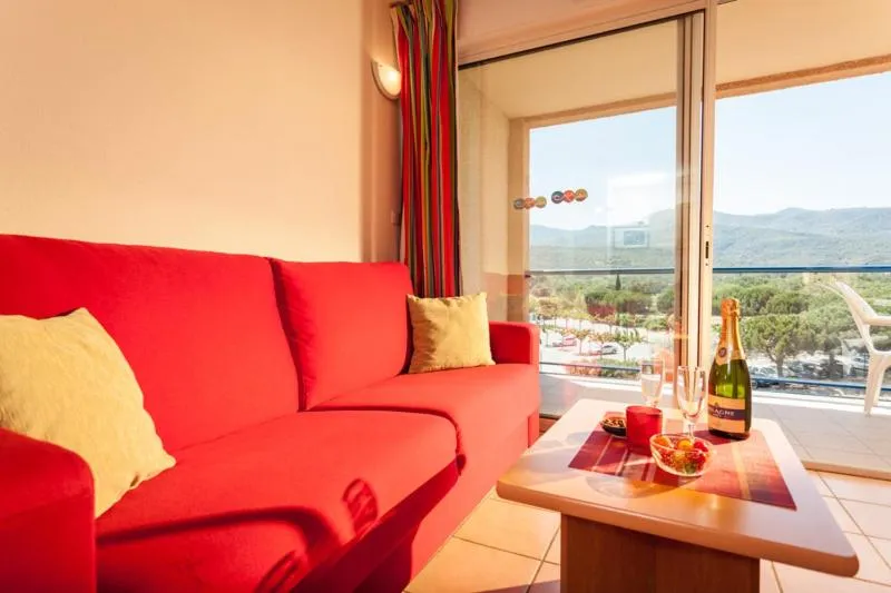 Patio in Résidence Mer & Golf Port Argelès