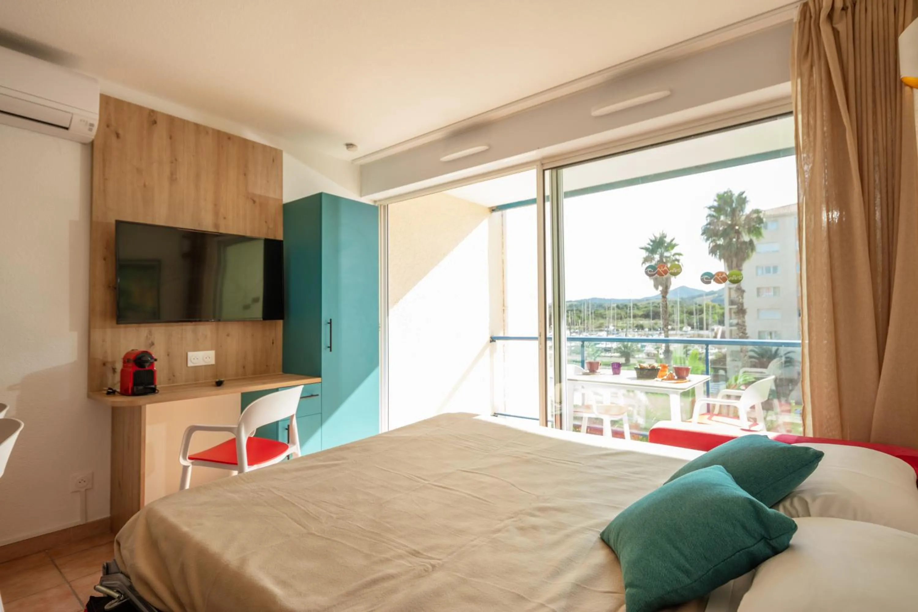 Bed in Résidence Mer & Golf Port Argelès