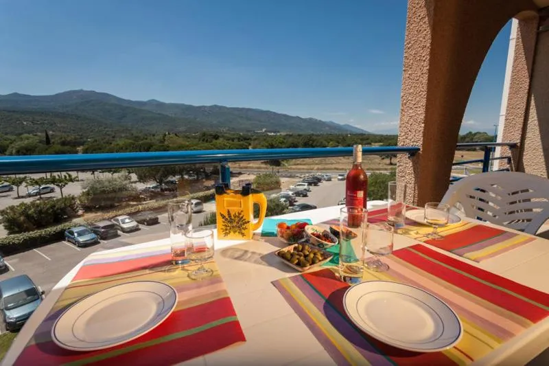 Patio in Résidence Mer & Golf Port Argelès