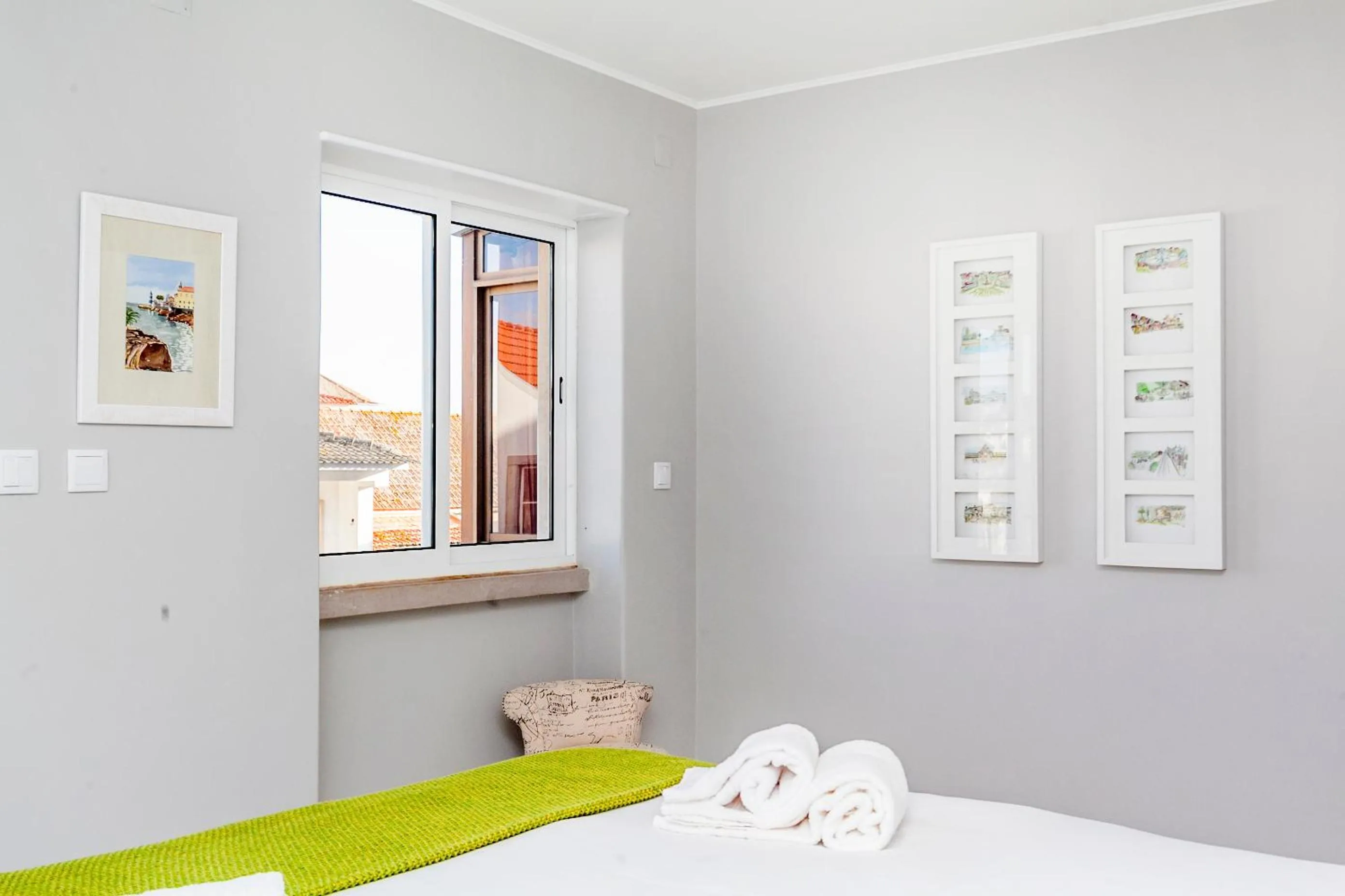 Bedroom, Bed in Bright Visconde Apartment