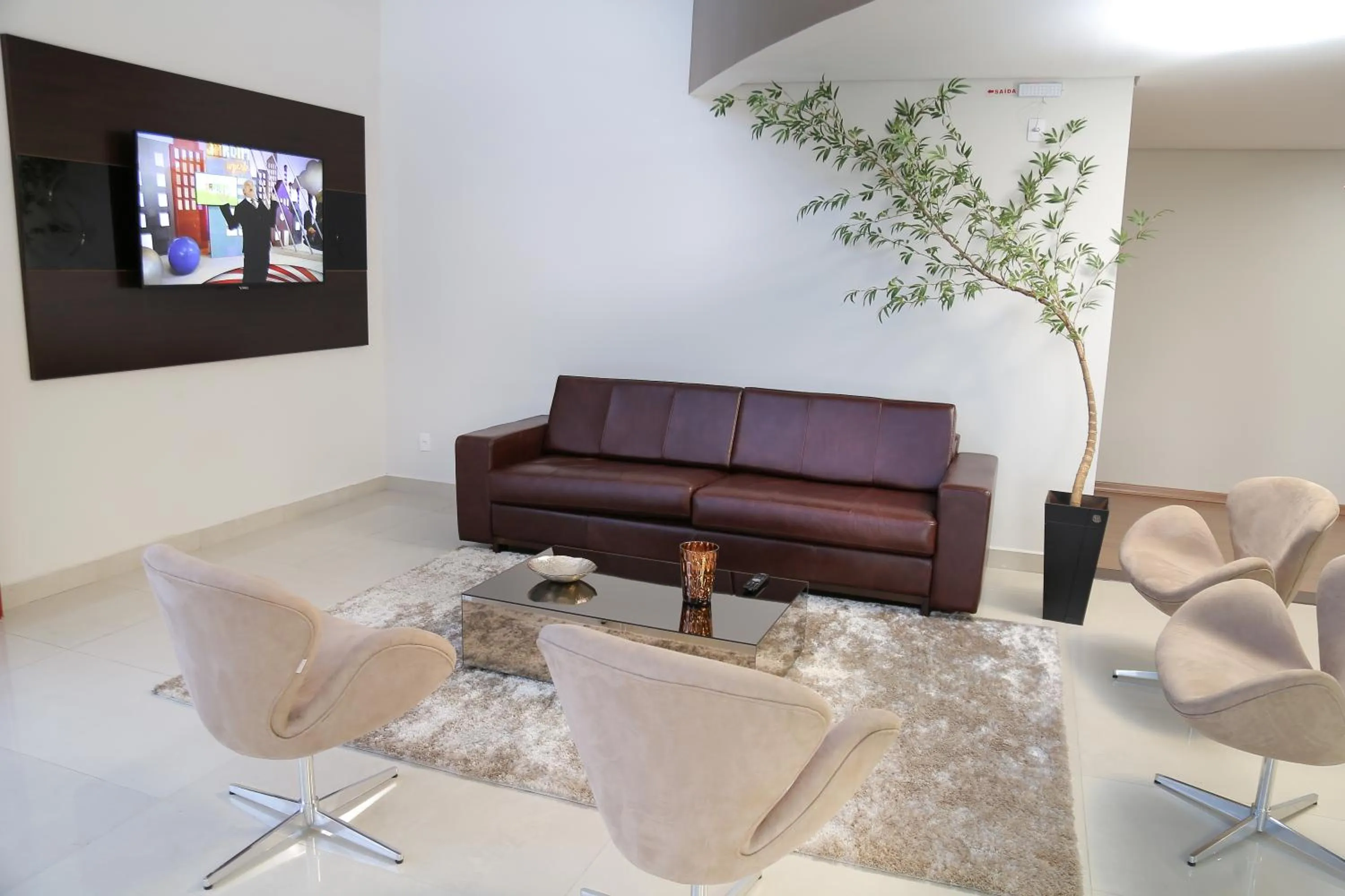 Lobby or reception in Rota Hoteis Itumbiara