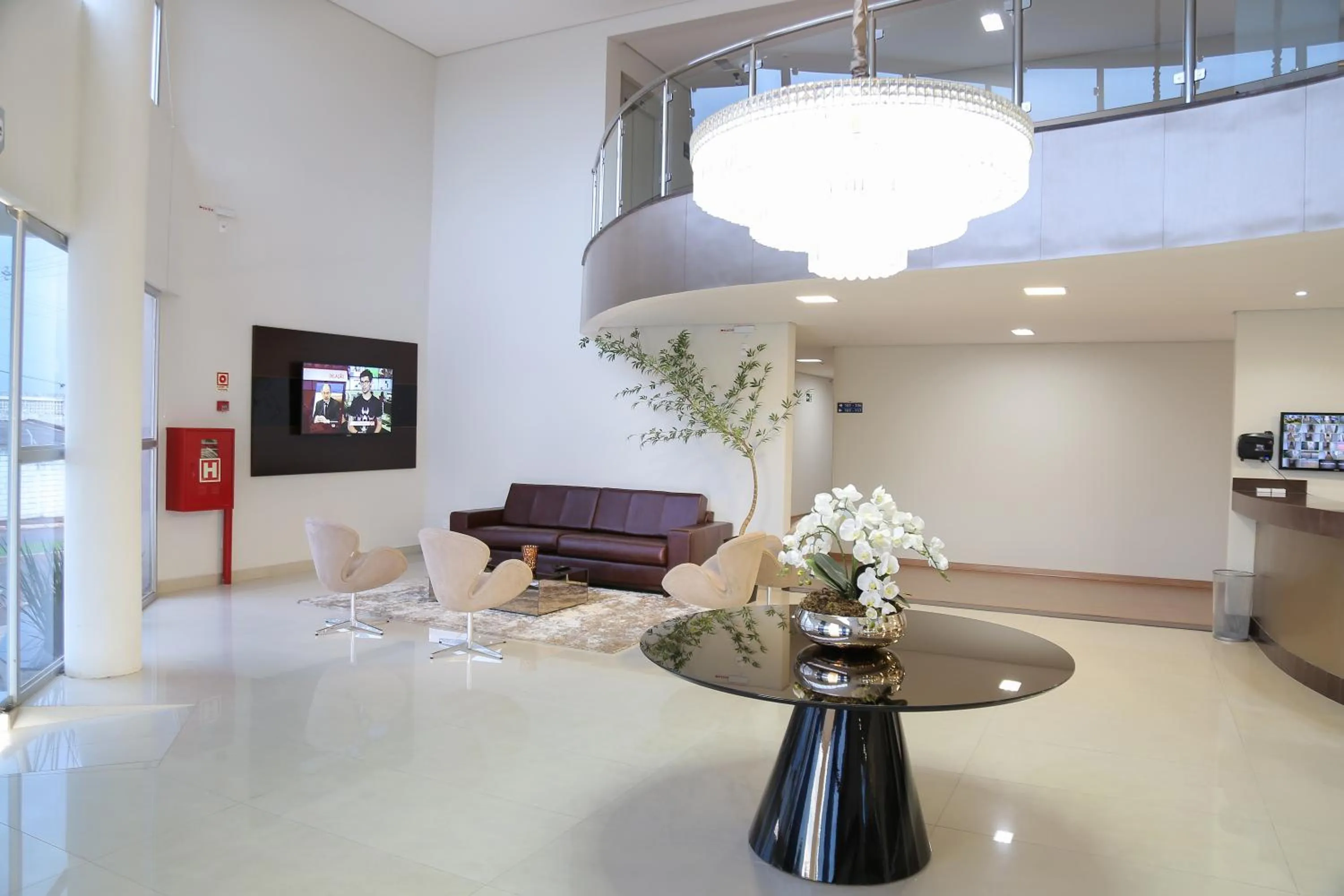 Lobby or reception in Rota Hoteis Itumbiara