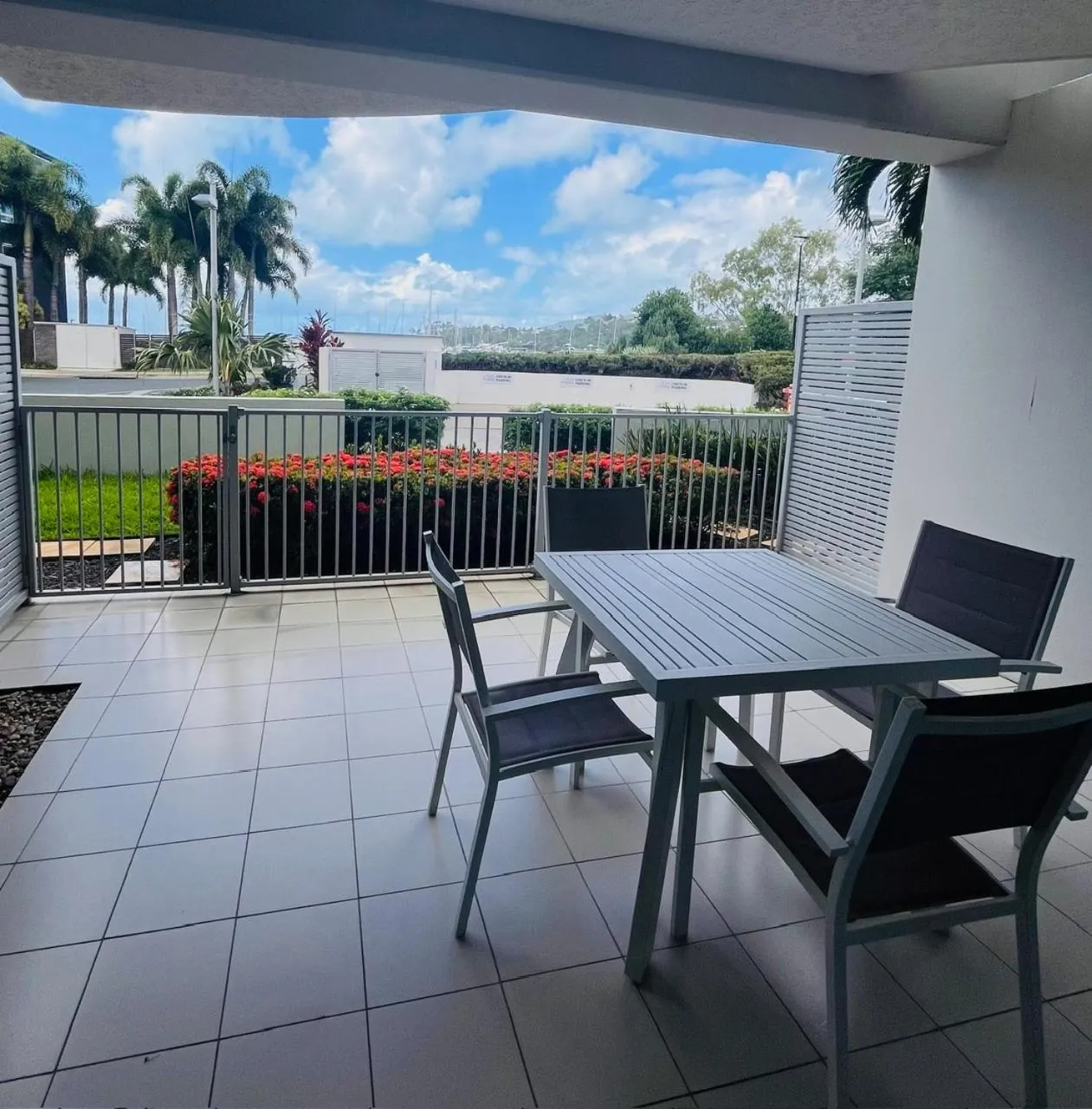 Patio in at Marina Shores