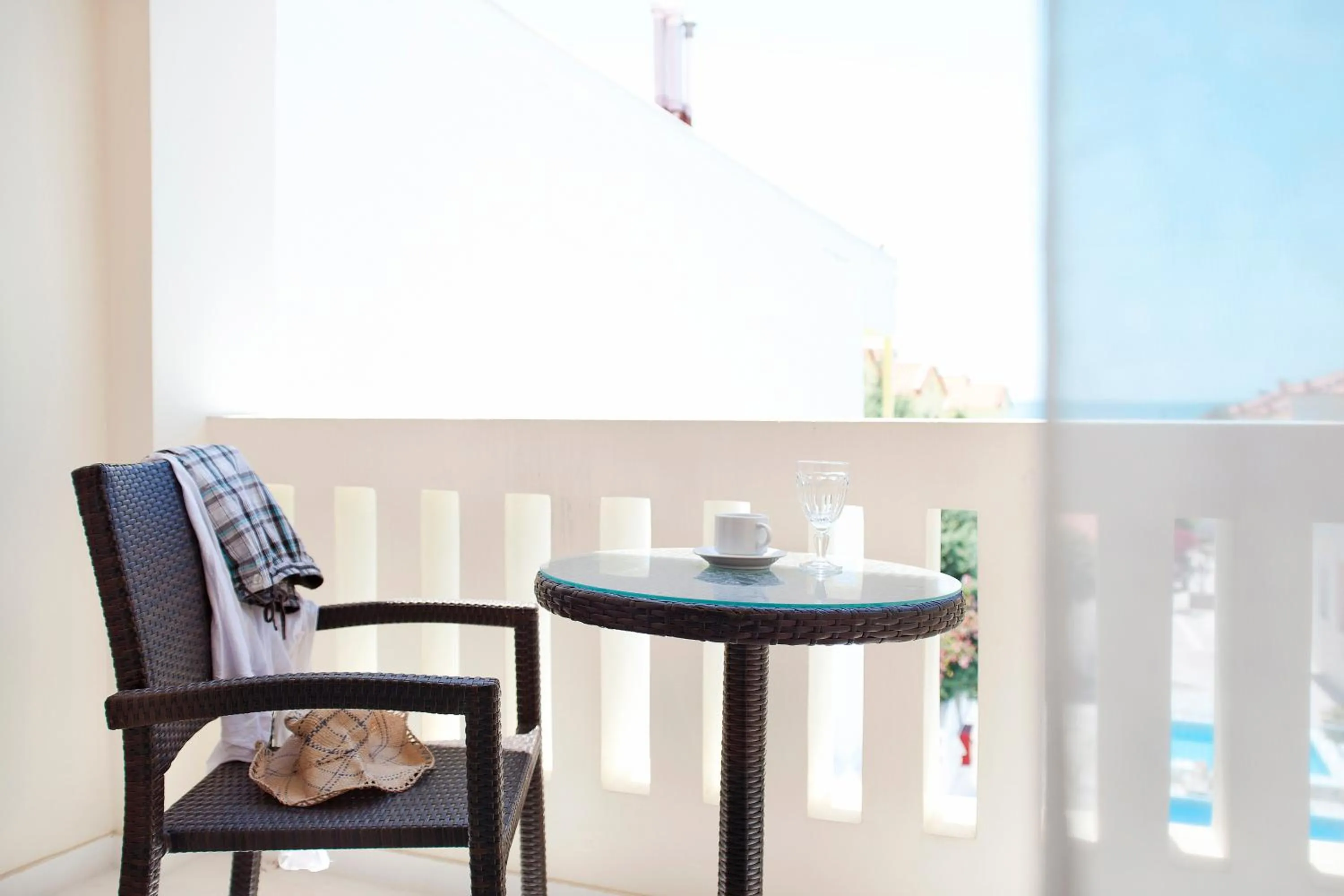 Balcony/Terrace in Aphrodite Samos Suites