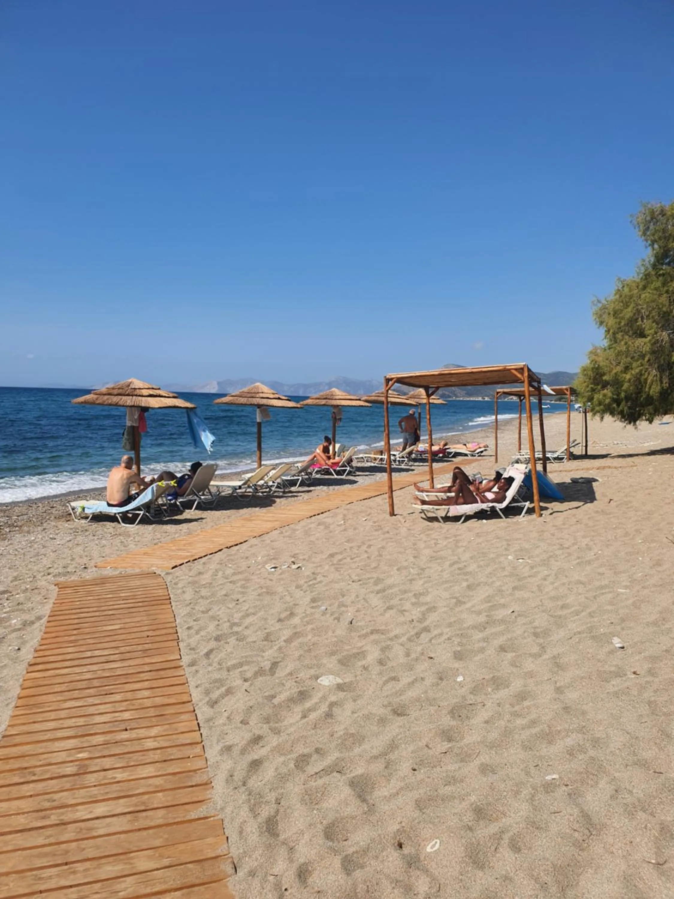 Beach in Aphrodite Samos Suites