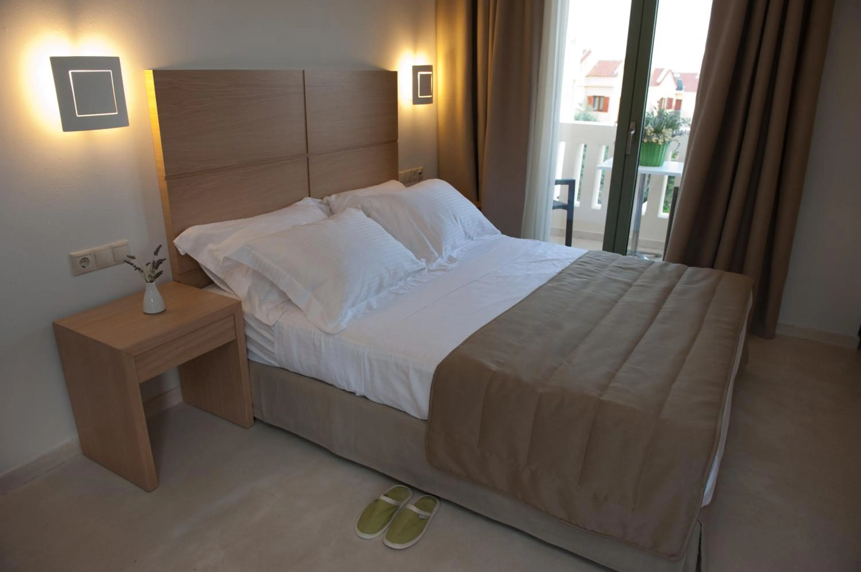View (from property/room), Bed in Aphrodite Samos Suites