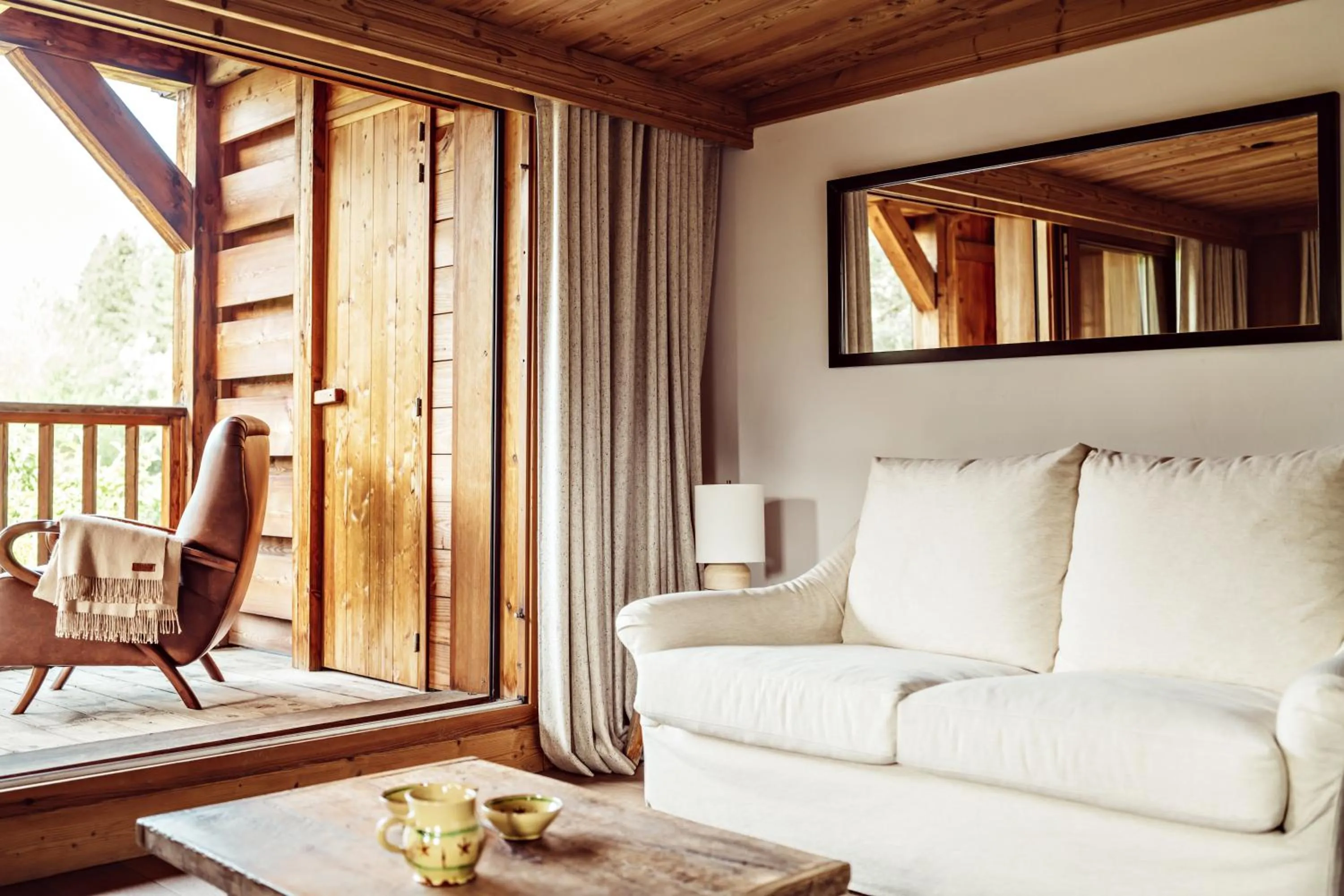 Living room in L'Alpaga, a Beaumier hotel