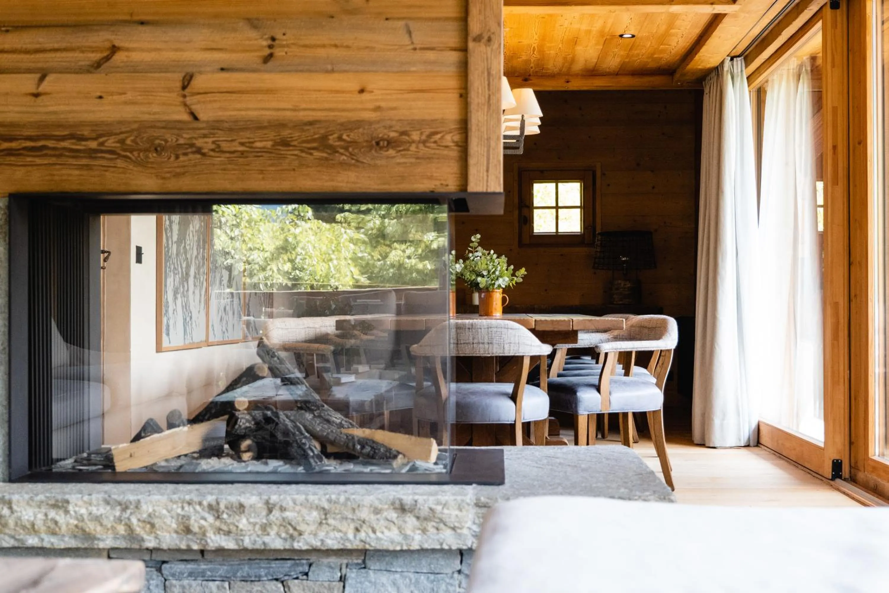 Living room in L'Alpaga, a Beaumier hotel