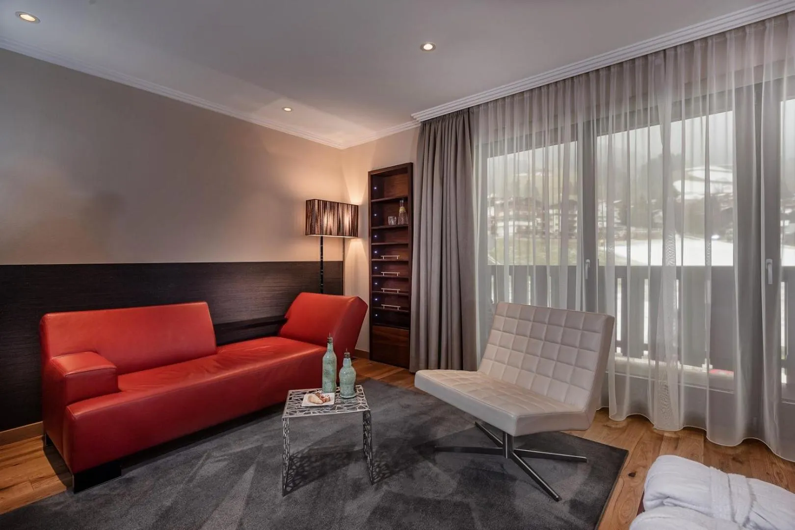 Seating area in Alpinresort ValSaa - Sport & Spa