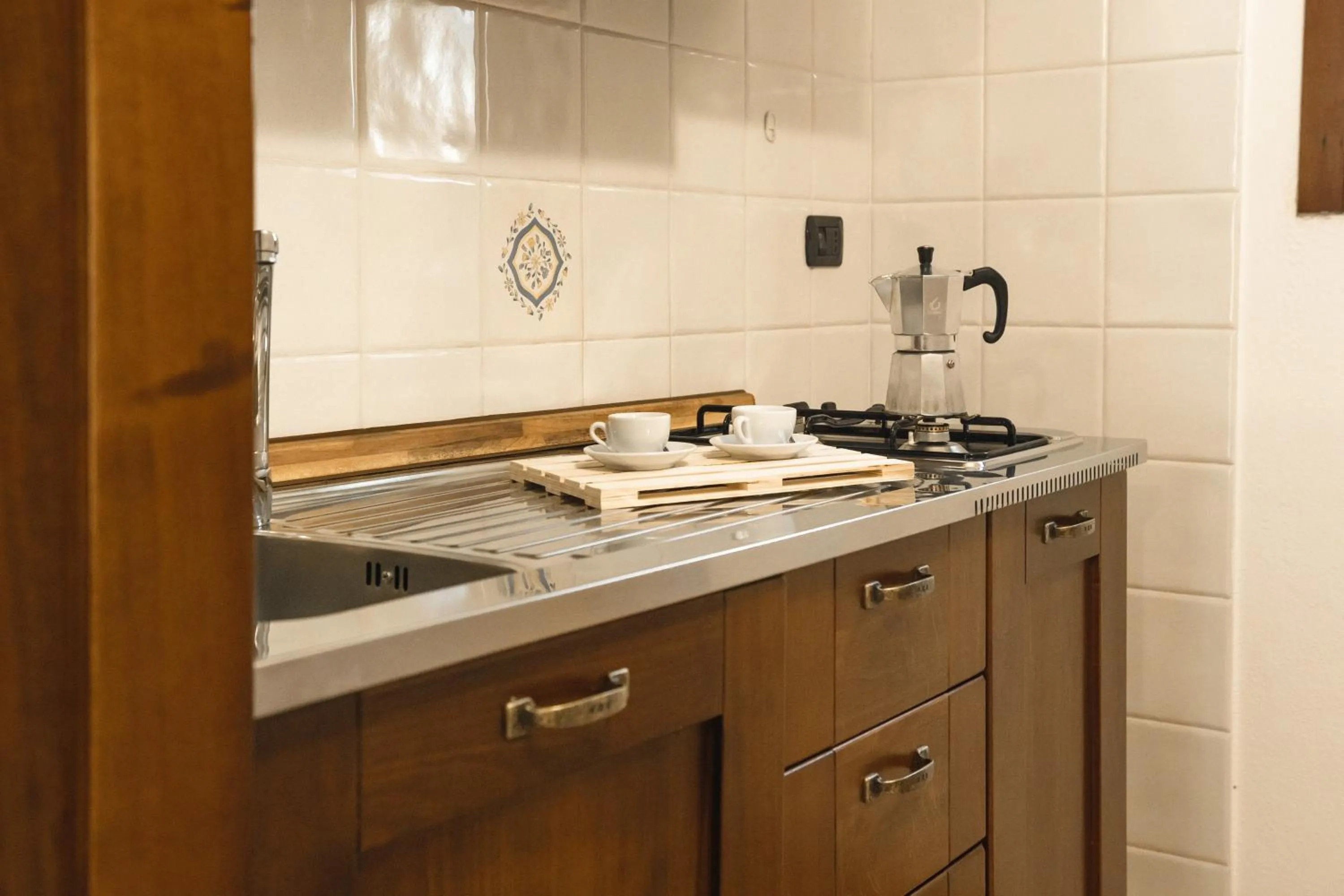 Kitchen or kitchenette in Residence Cala Viola