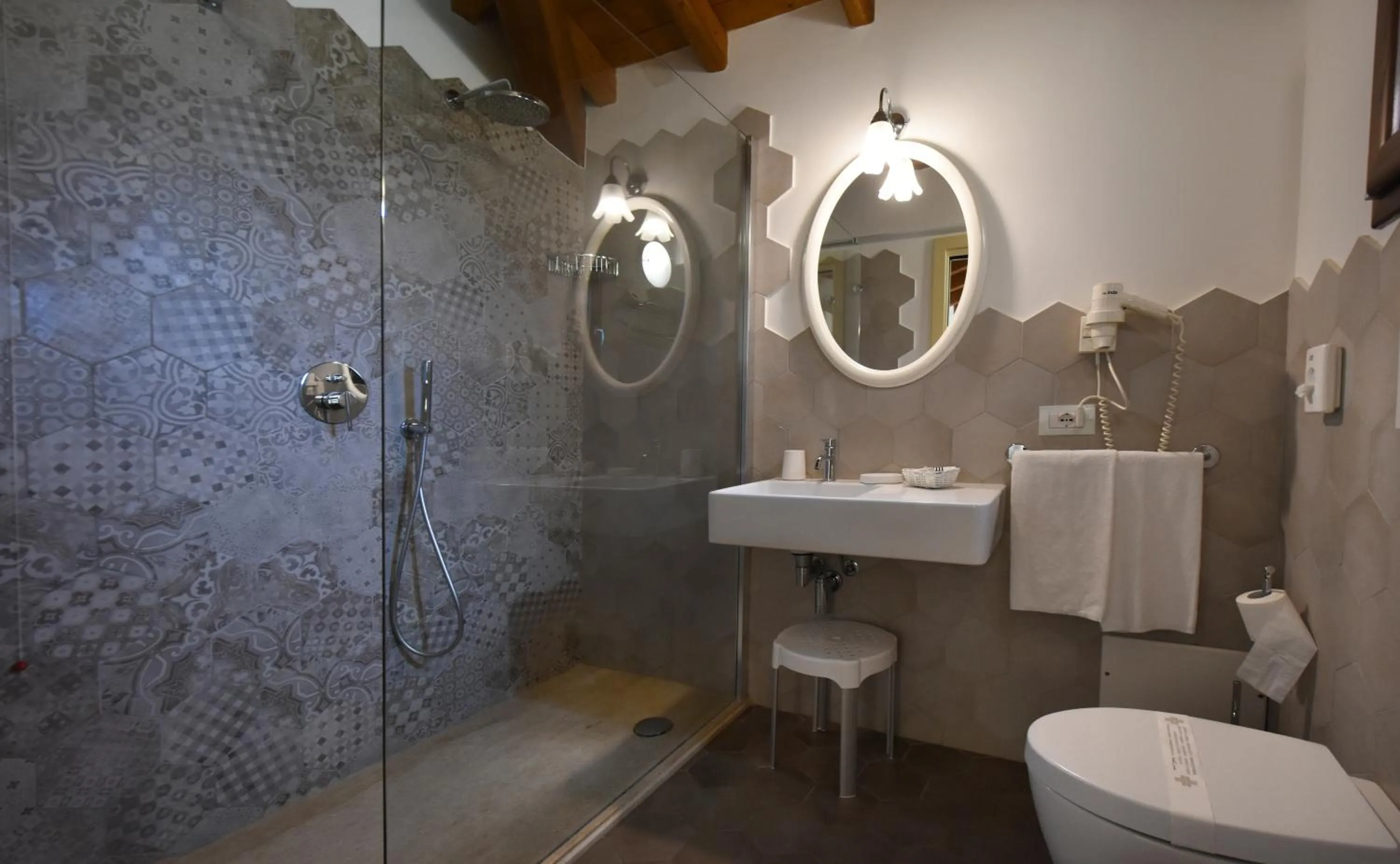 Shower in Le Anfore Hotel