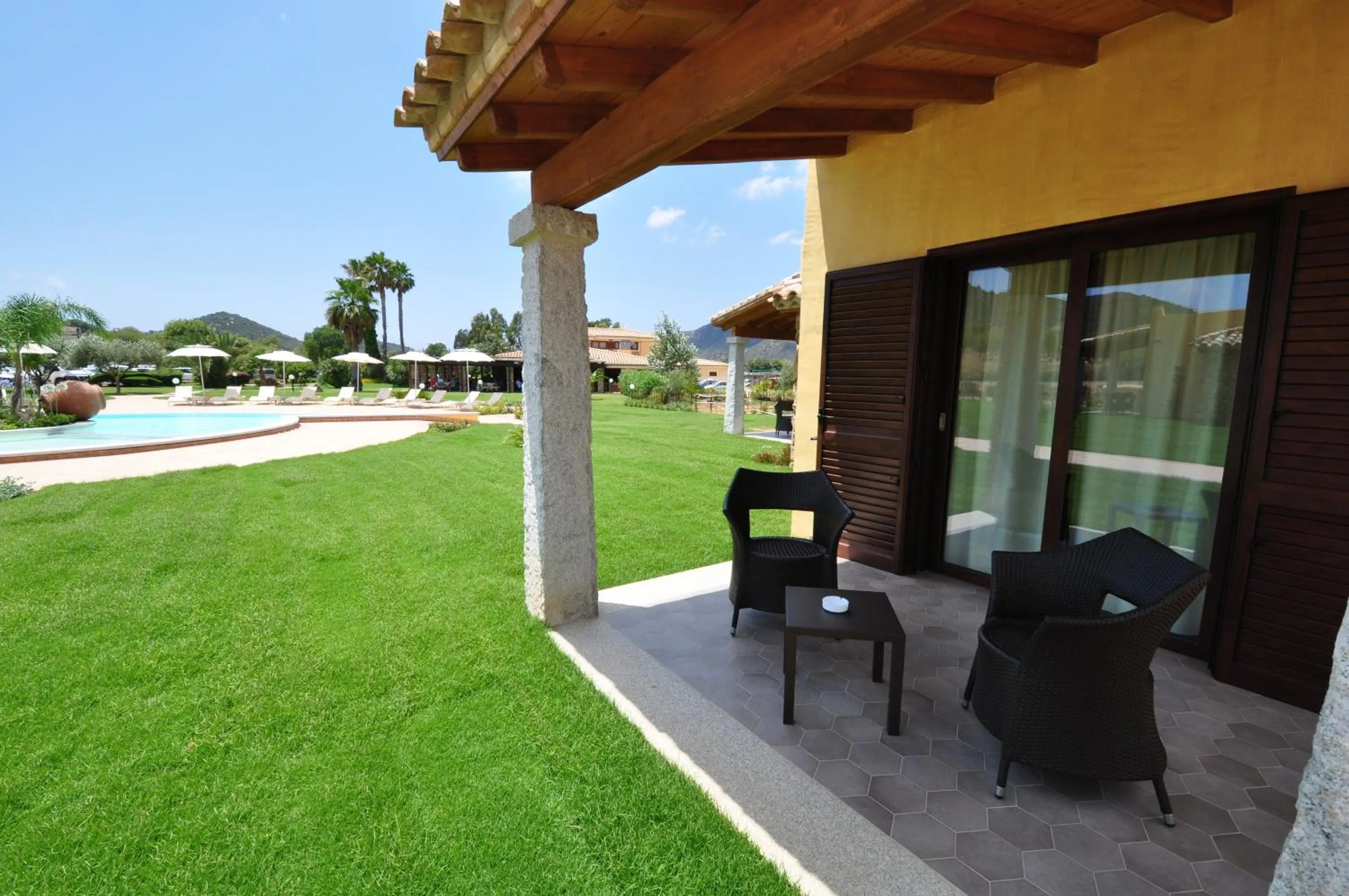 Patio in Le Anfore Hotel