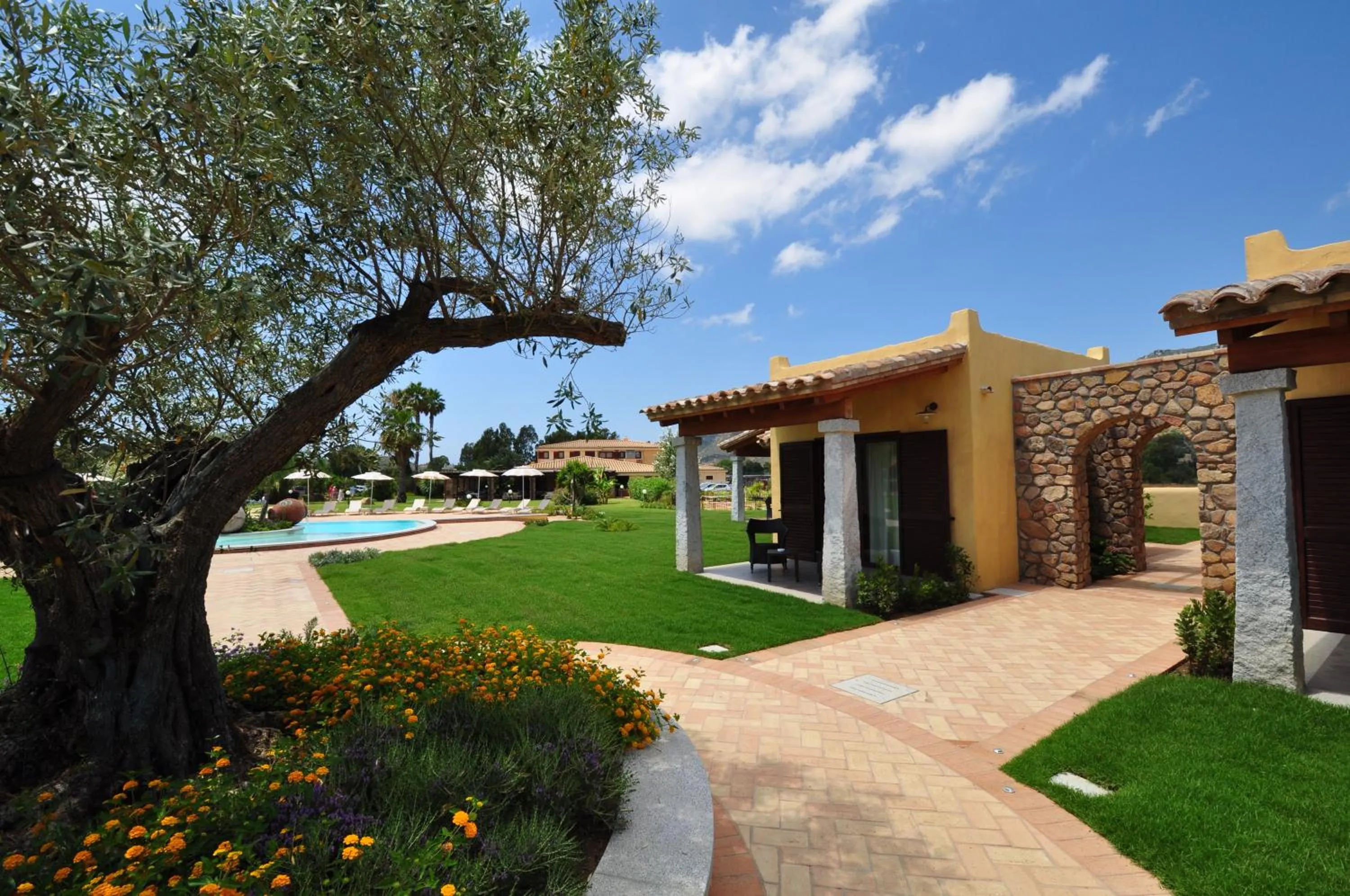 Patio in Le Anfore Hotel
