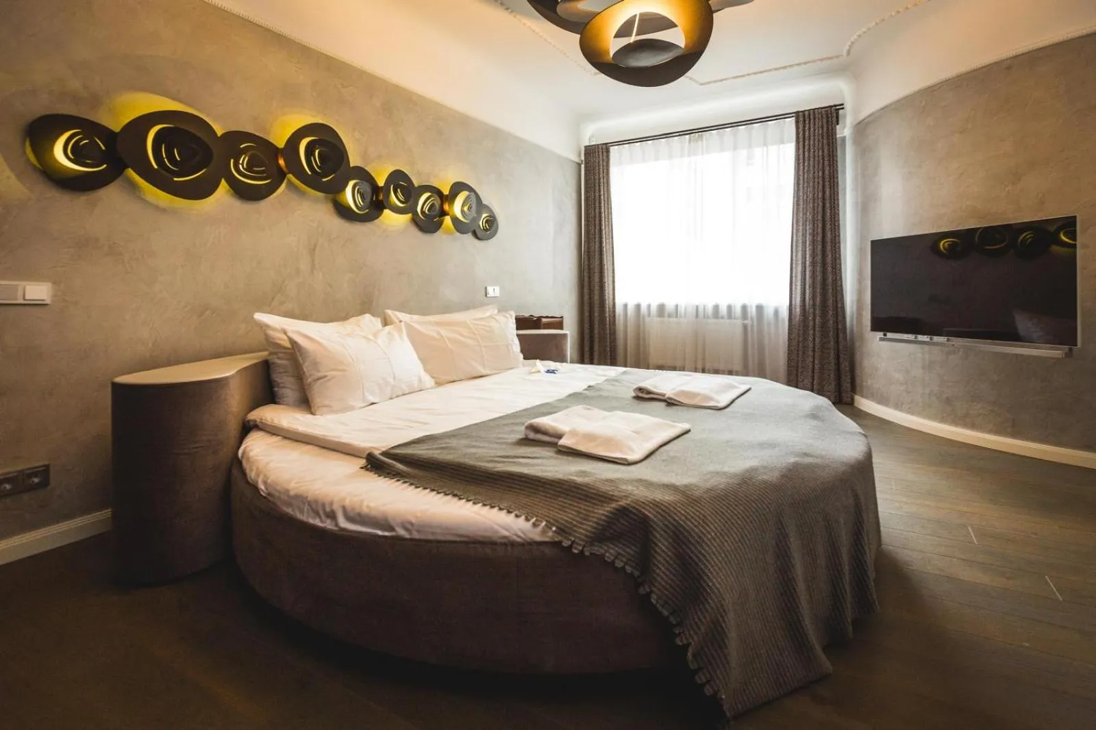 Bed in Riga Lux Apartments - Skolas