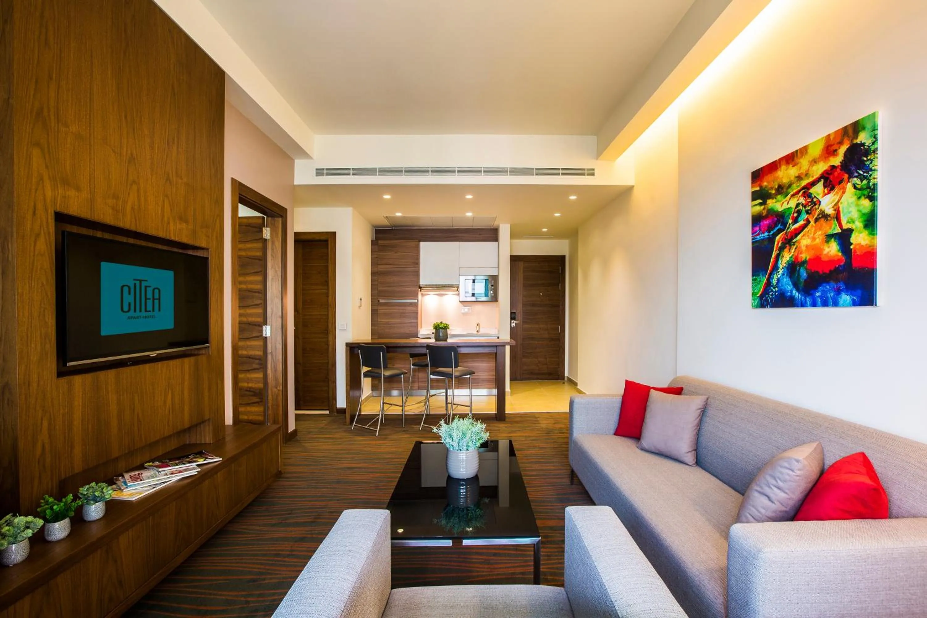 Living room in Citea Apart Hotel