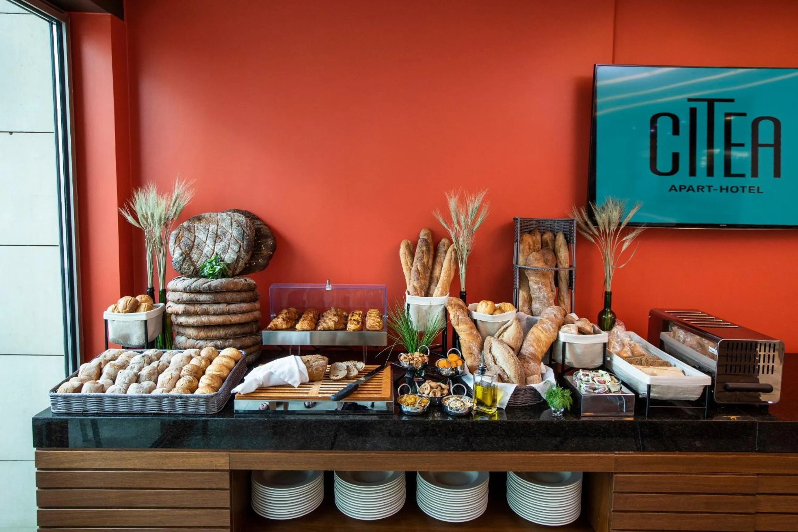 Buffet breakfast in Citea Apart Hotel