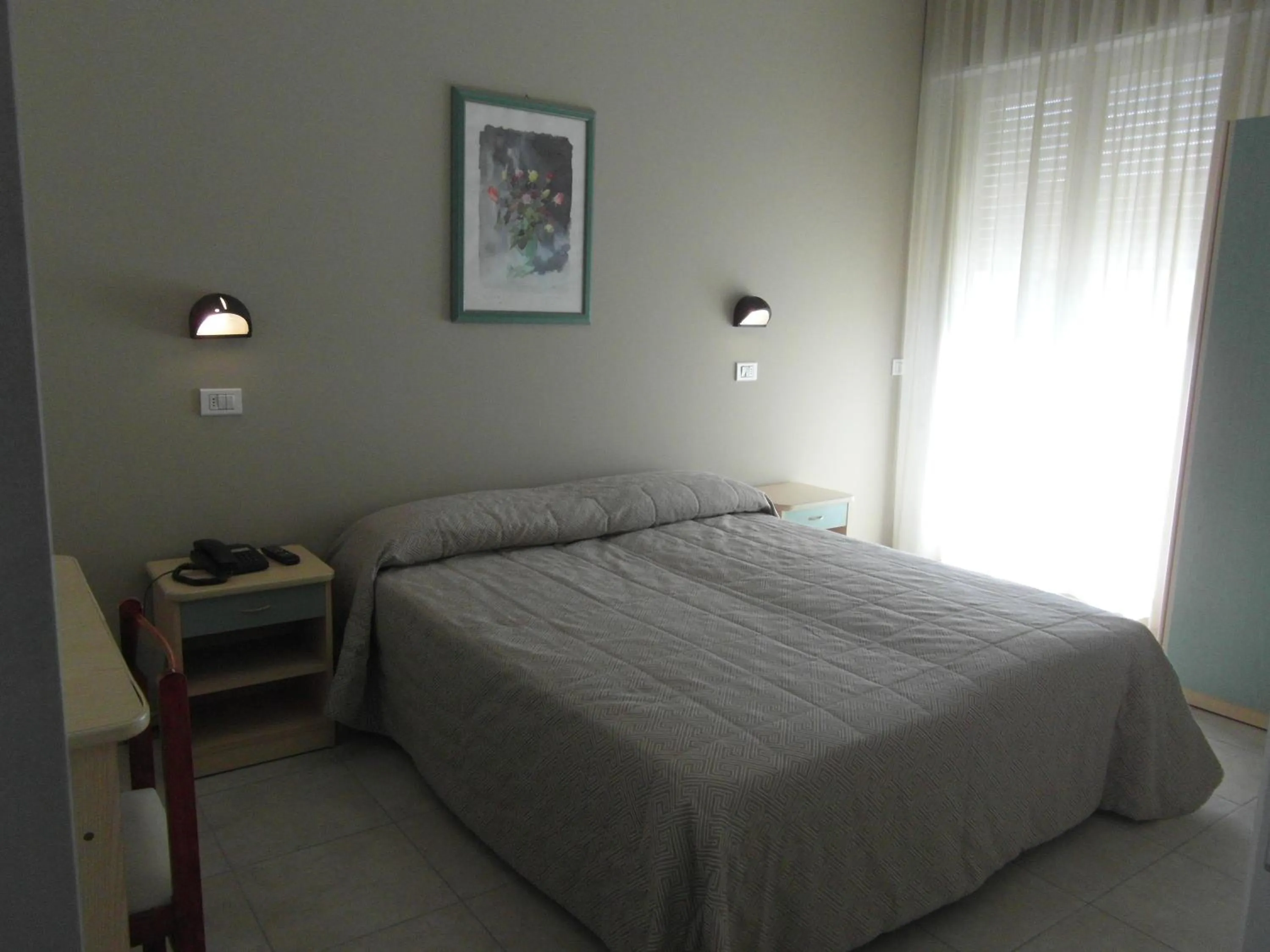 Bed in Hotel Admiral