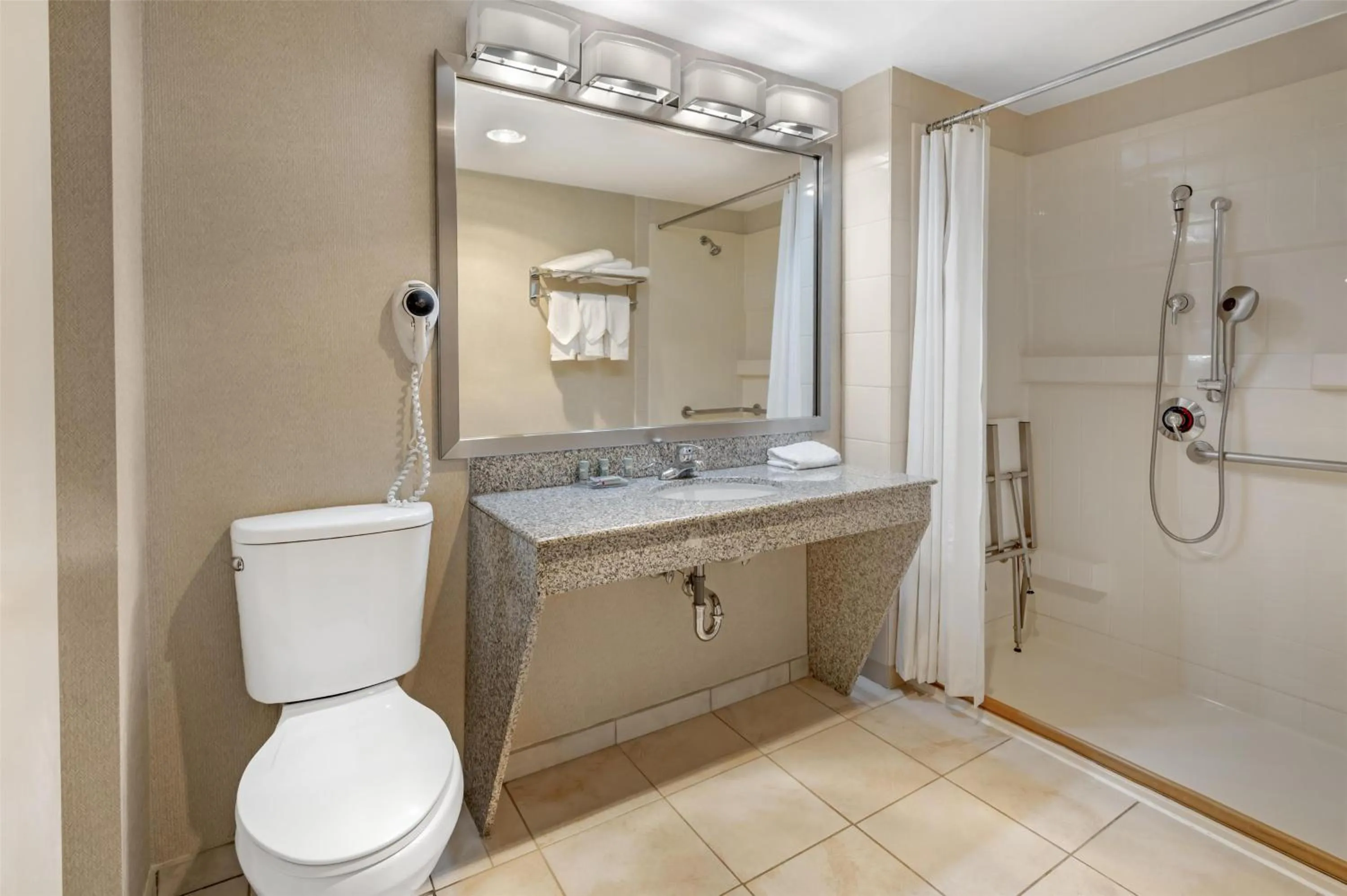 Bathroom in Best Western Manassas