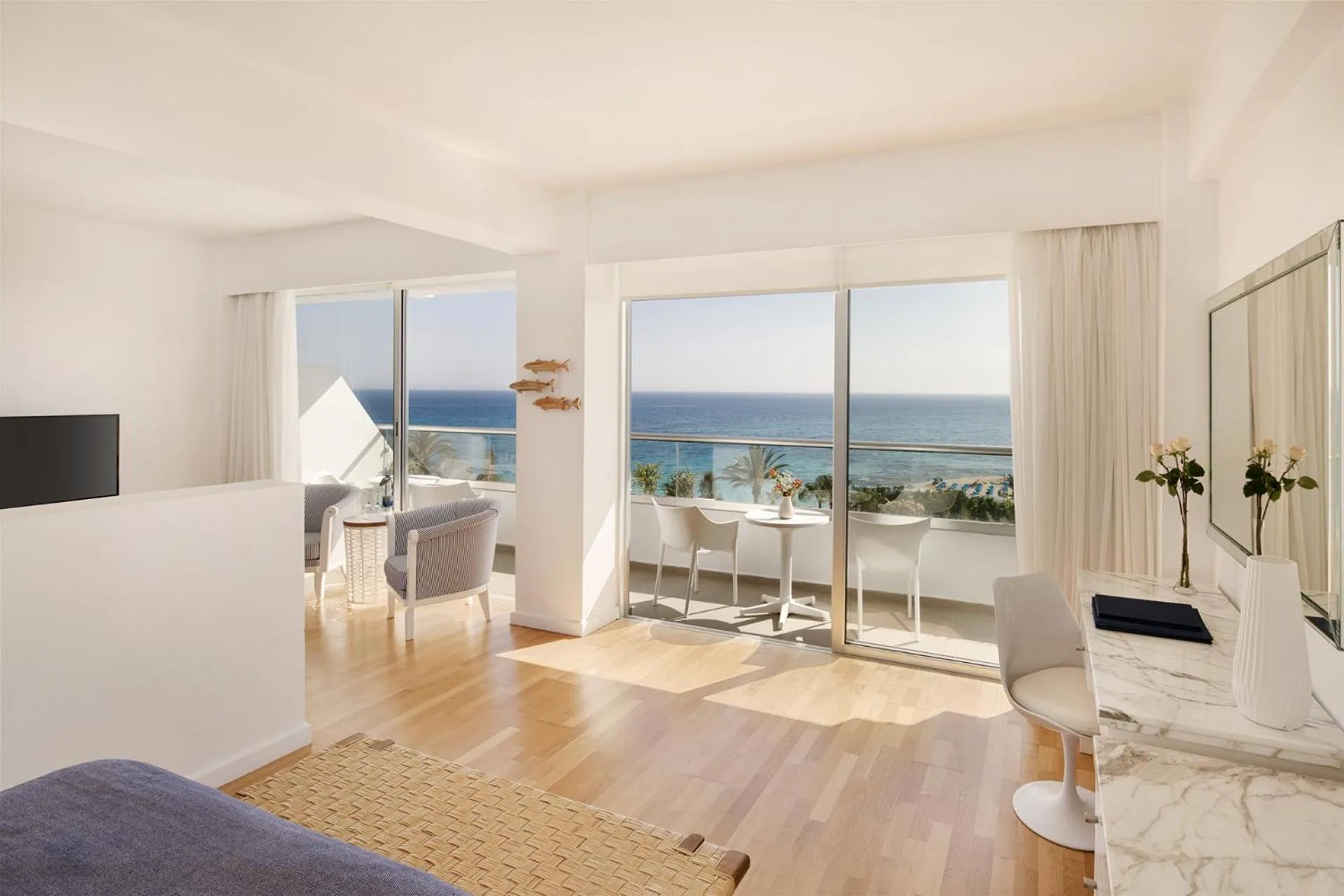 Bed in Grecian Sands Hotel