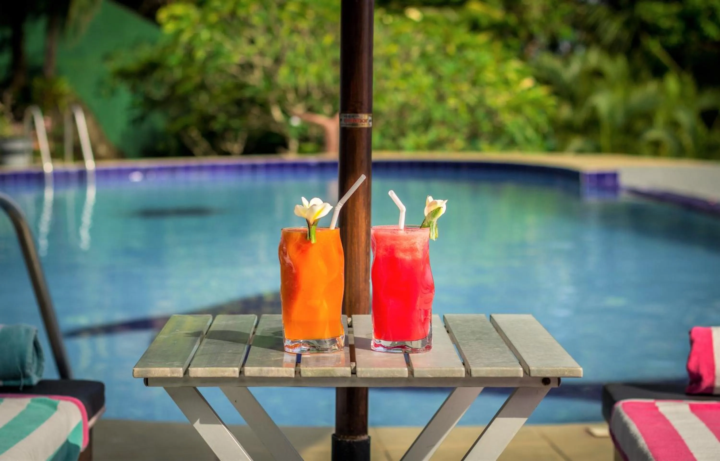 Pool view in Hotel Panorama
