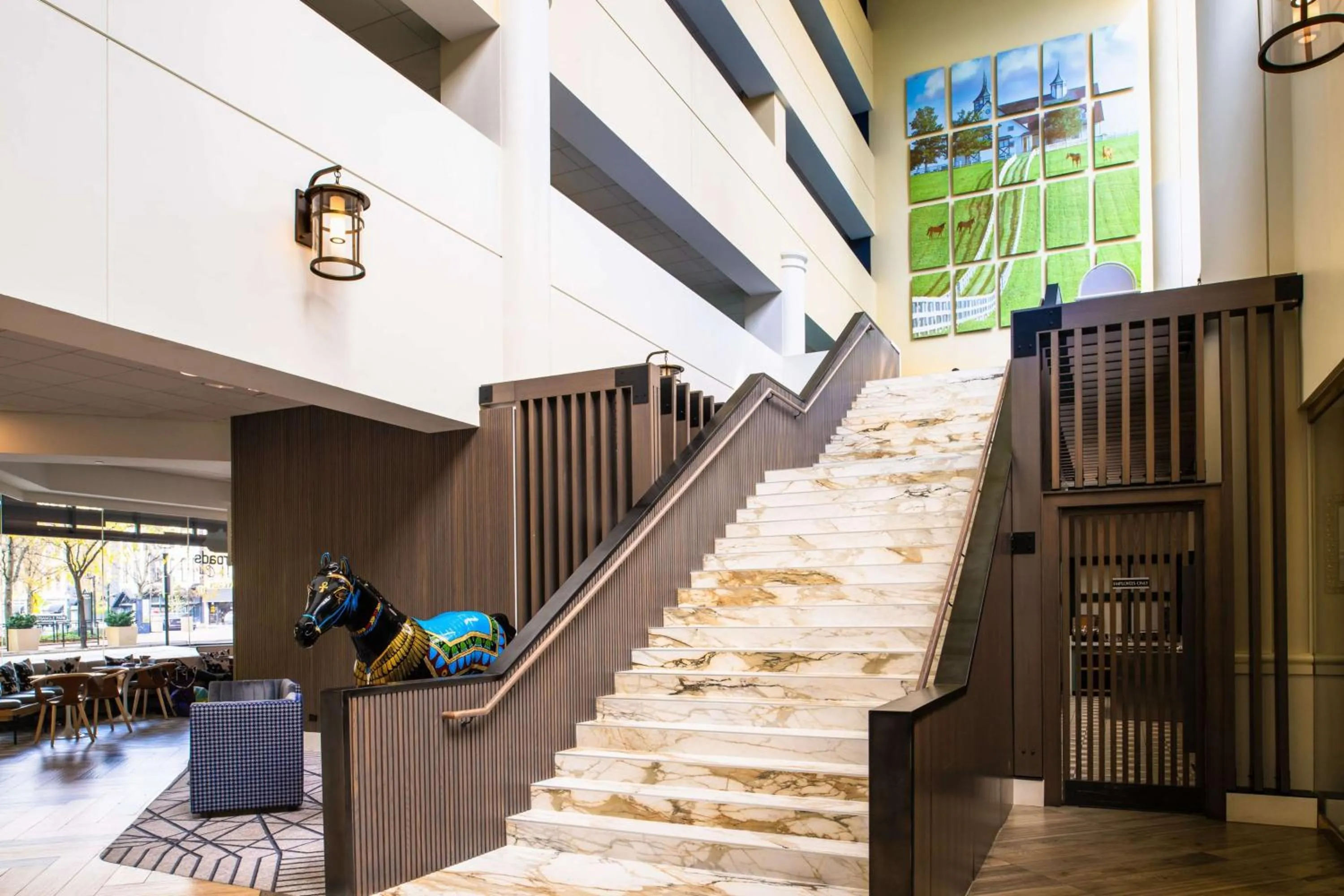 Lobby or reception in Hilton Lexington Downtown