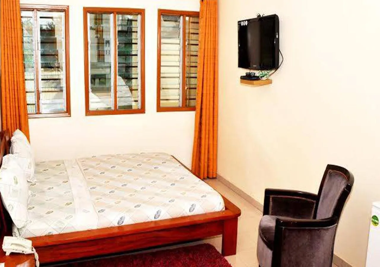 View (from property/room), Bed in Hôtels Résidences Easy