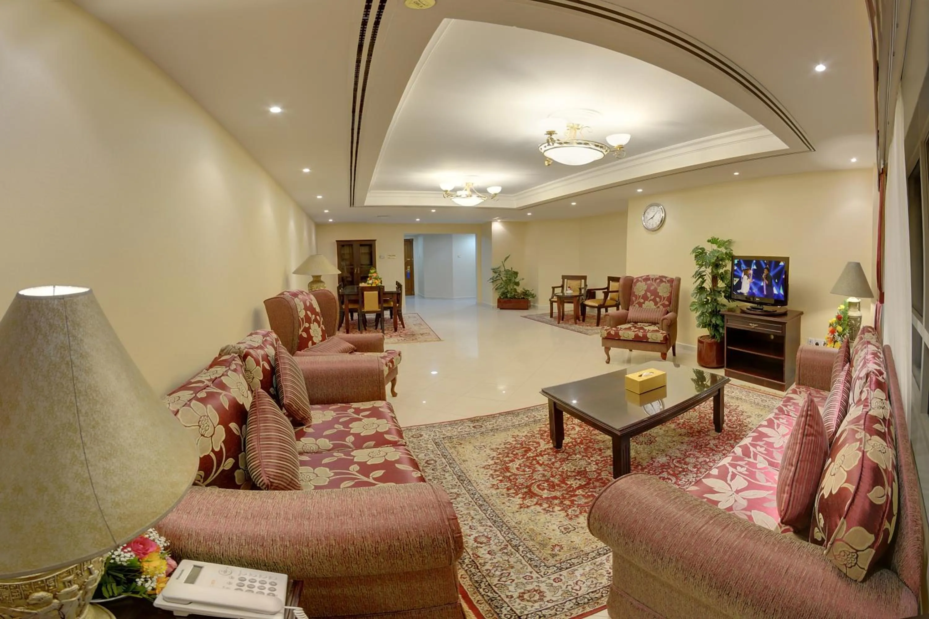 Living room in Deira Suites Deluxe Hotel Suites