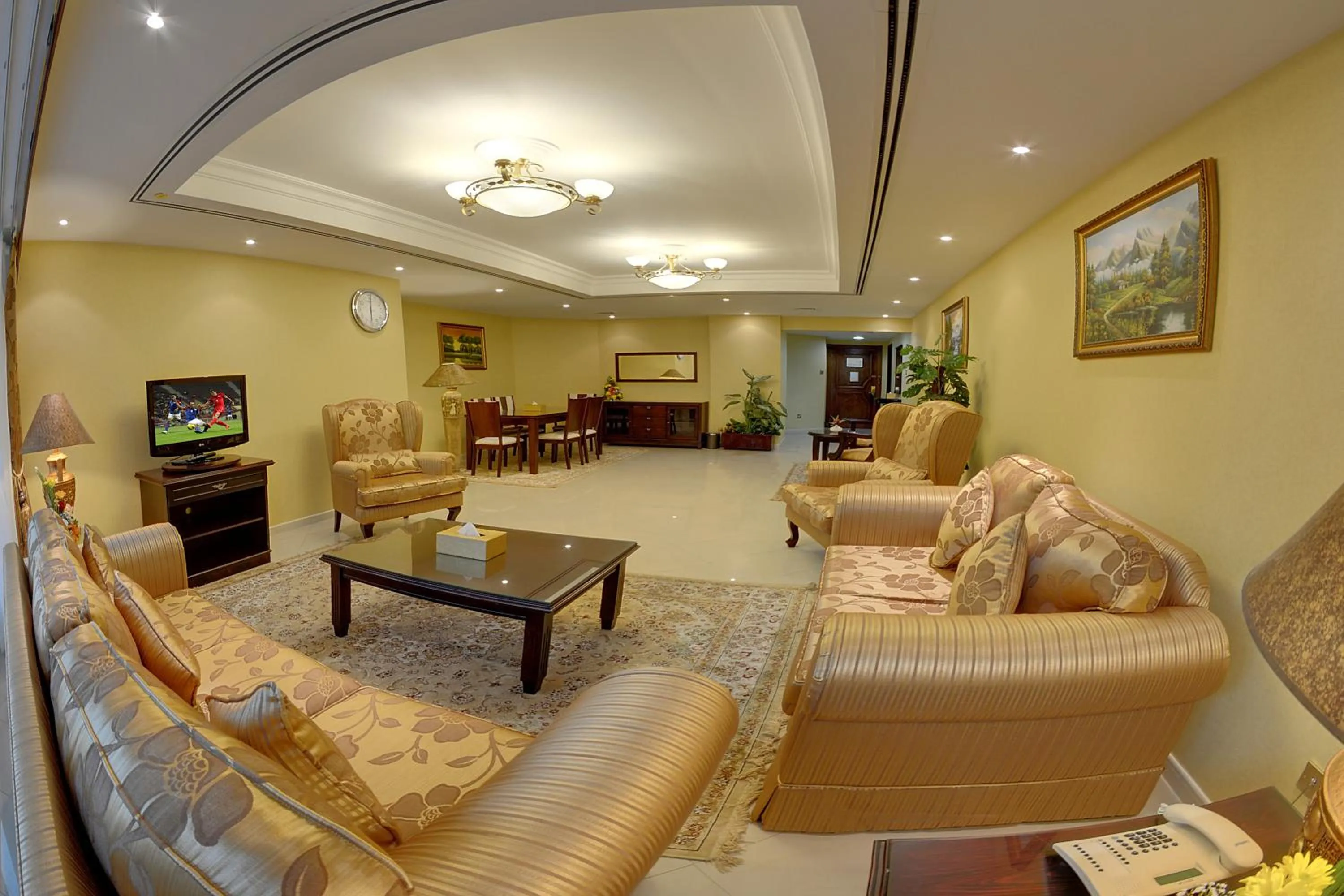 TV and multimedia in Deira Suites Deluxe Hotel Suites