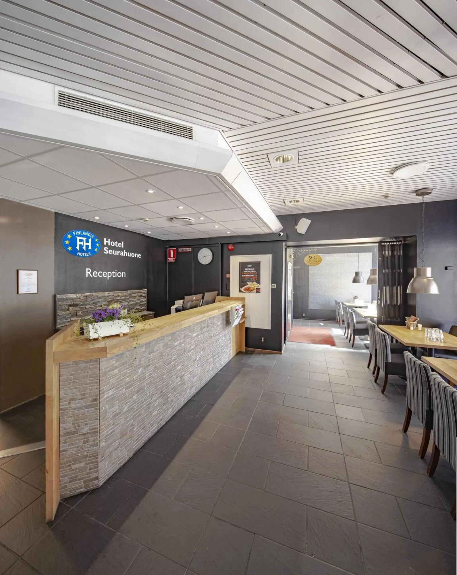 Lobby or reception in Hotel Seurahuone Riihimäki