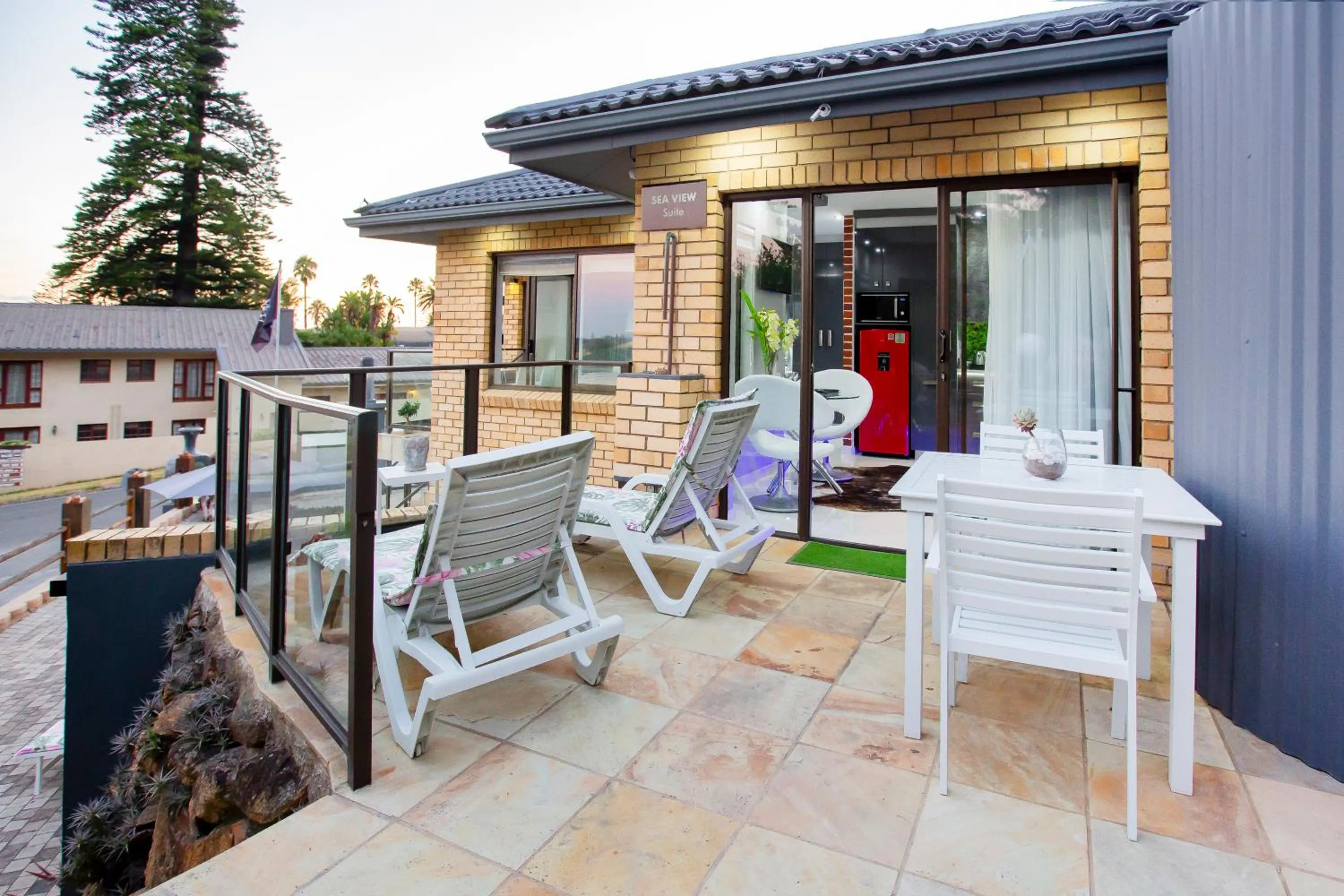 Patio in Wilderness Waters Boutique Suites - Adults Only