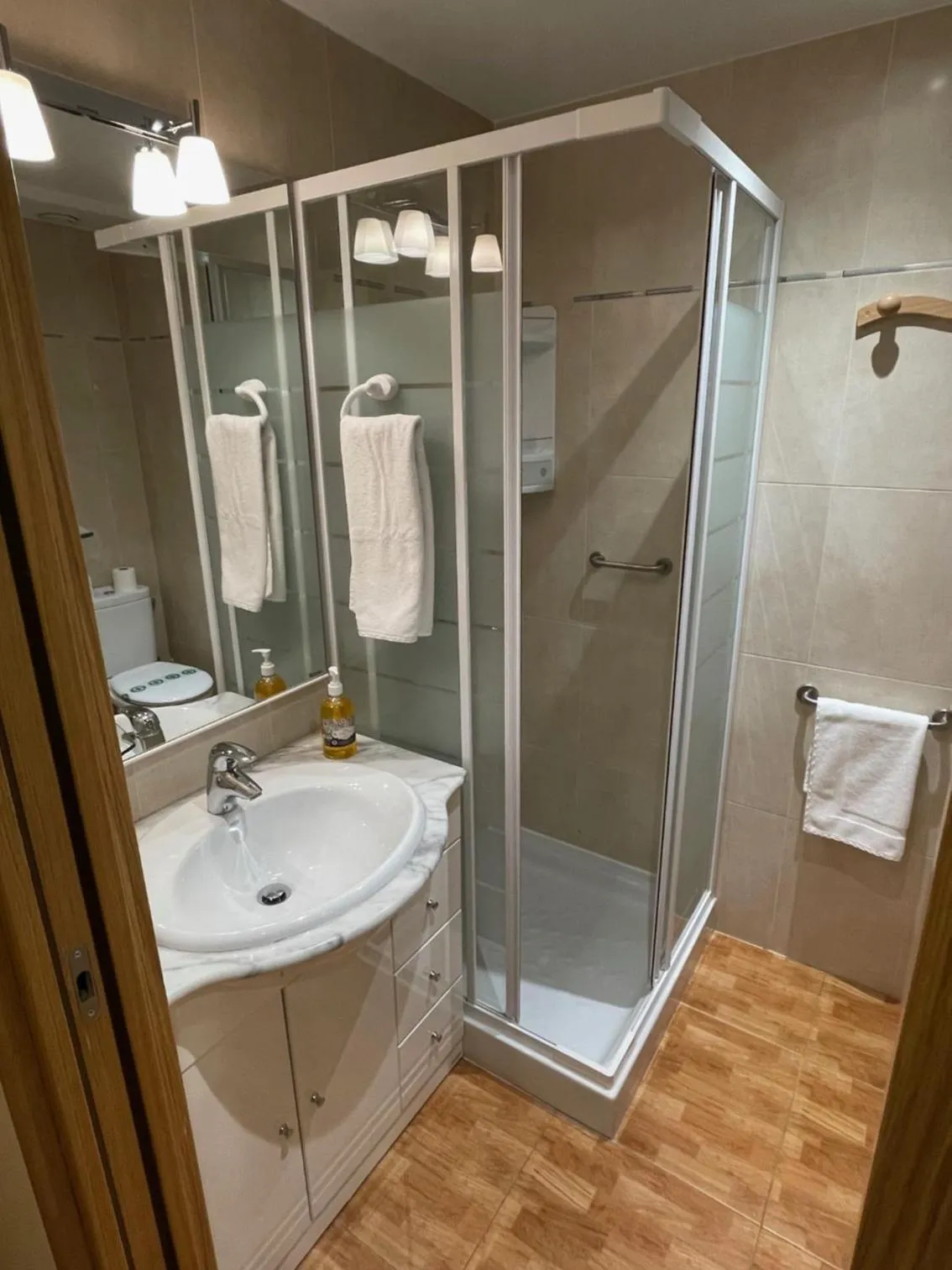 Shower in Hotel Les Truites Adults only