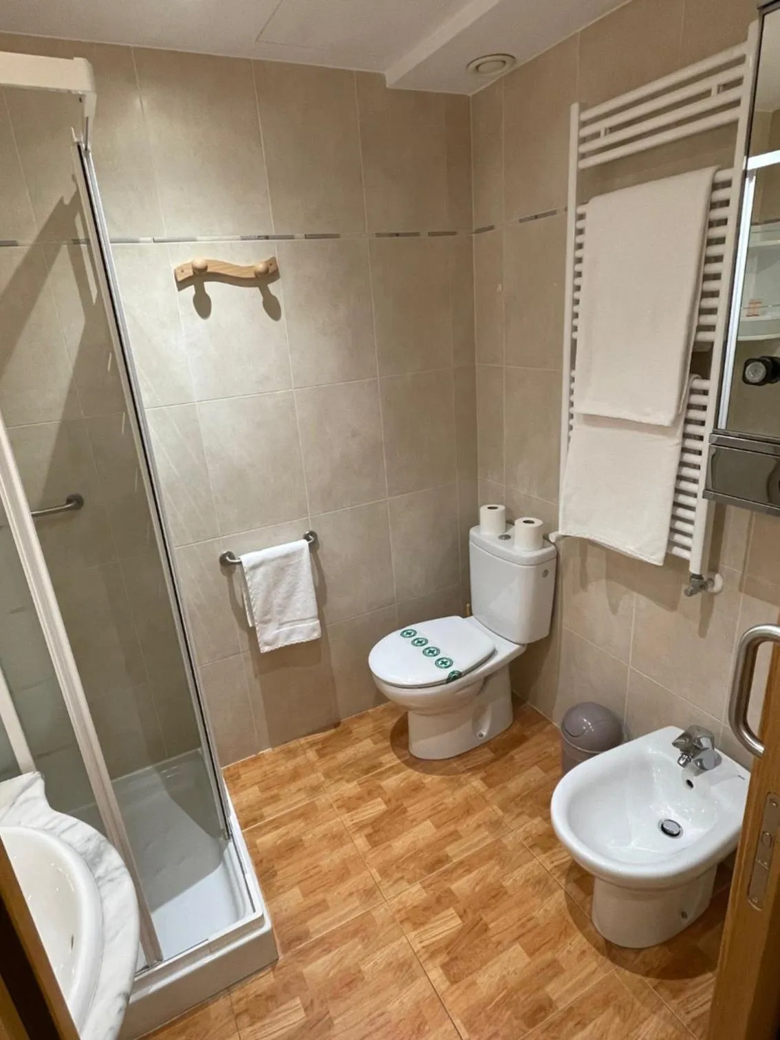 Shower in Hotel Les Truites Adults only