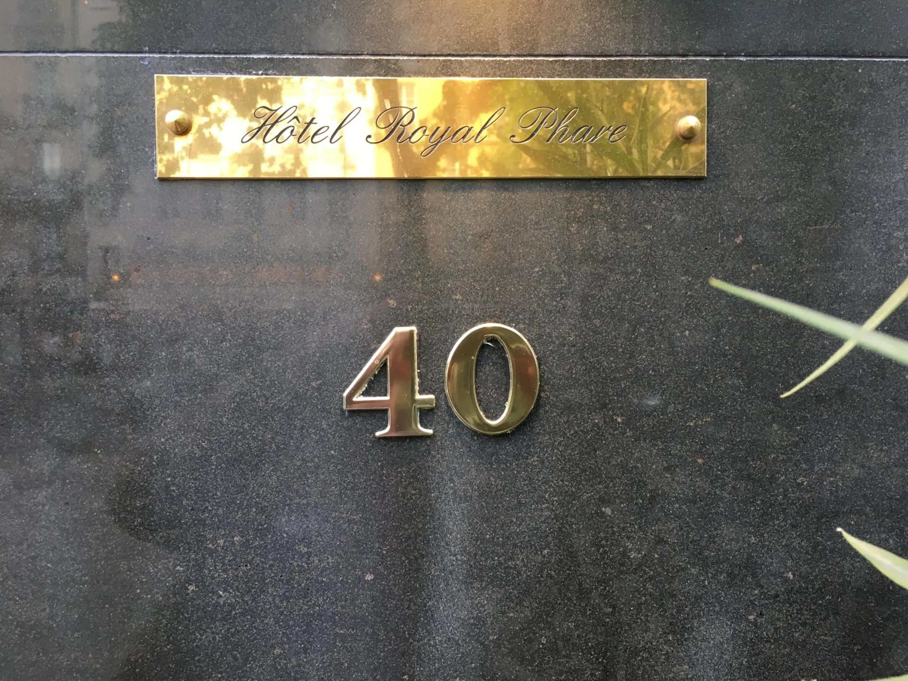 Property logo or sign in Hotel Royal Phare