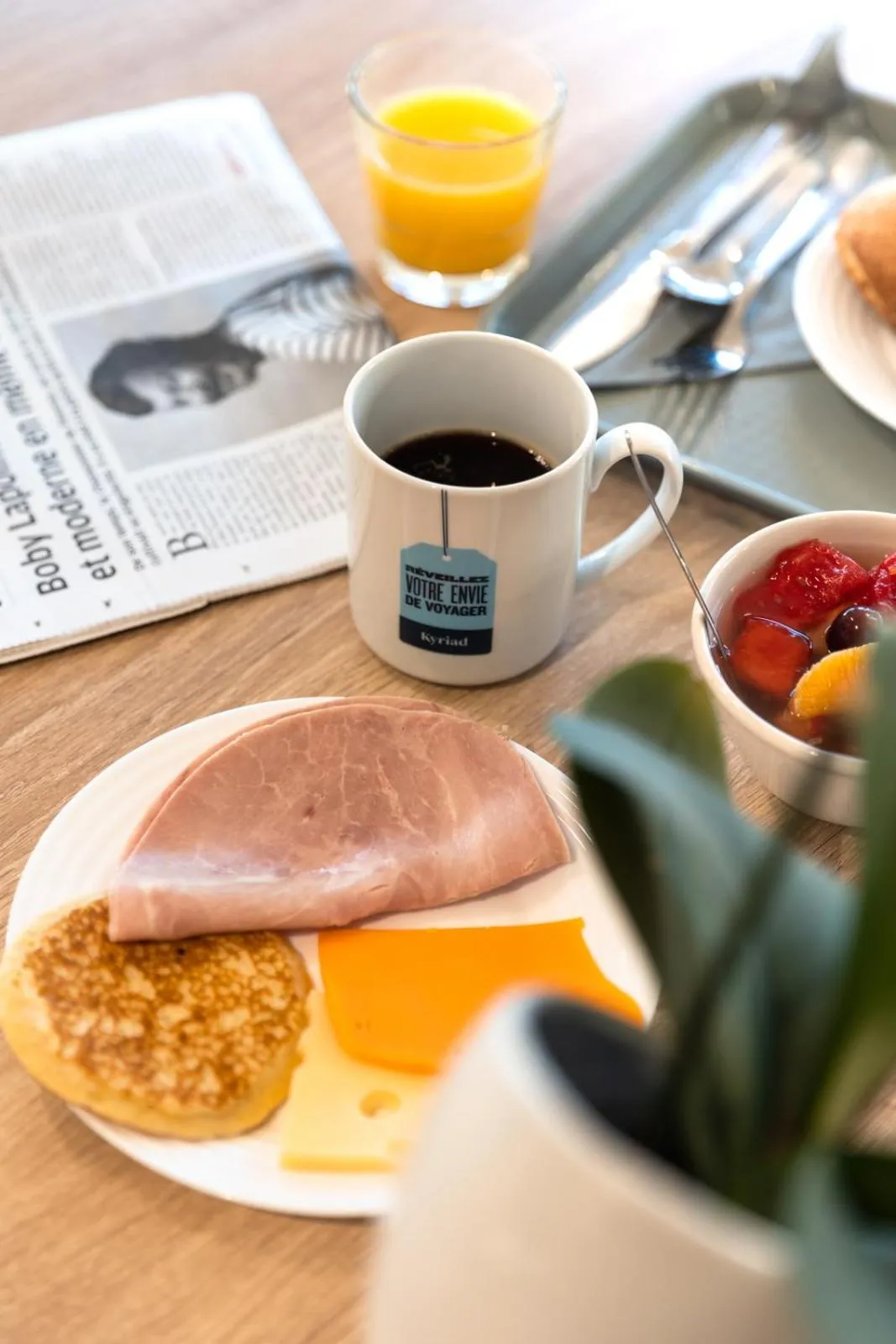 Breakfast in Kyriad Chateauroux