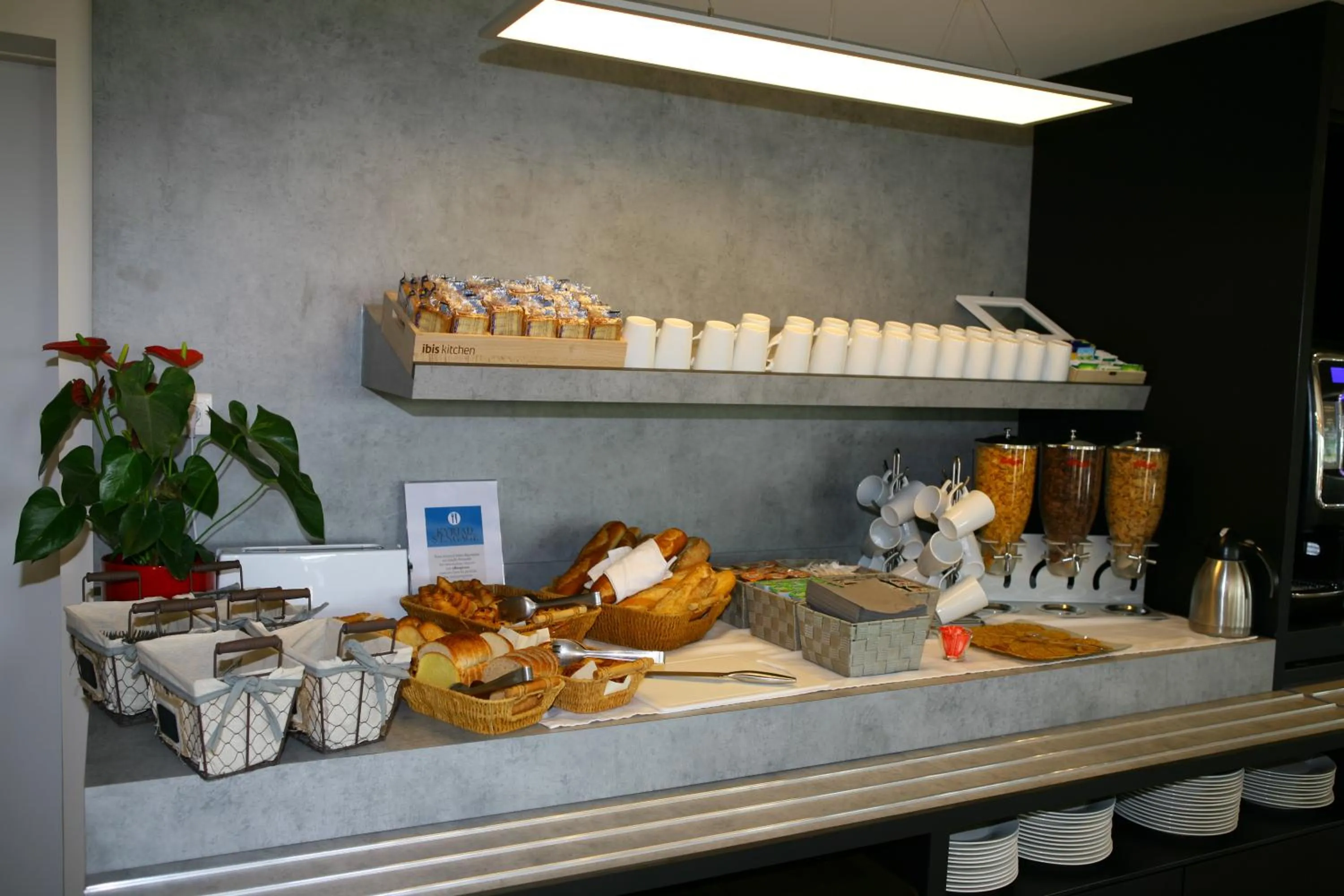 Buffet breakfast in Kyriad Chateauroux