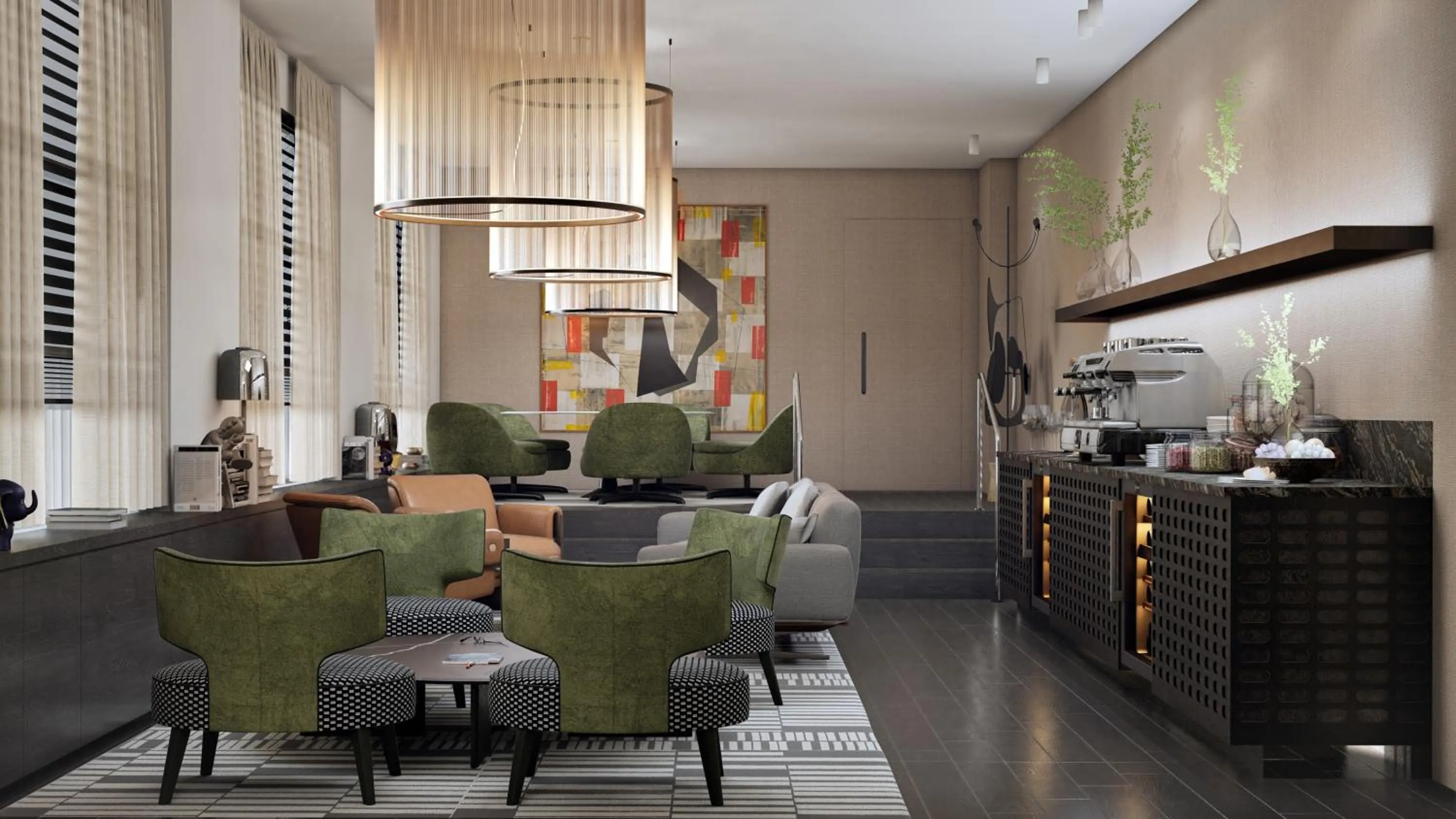 Communal lounge/ TV room in Leonardo Plaza City Tower Tel Aviv