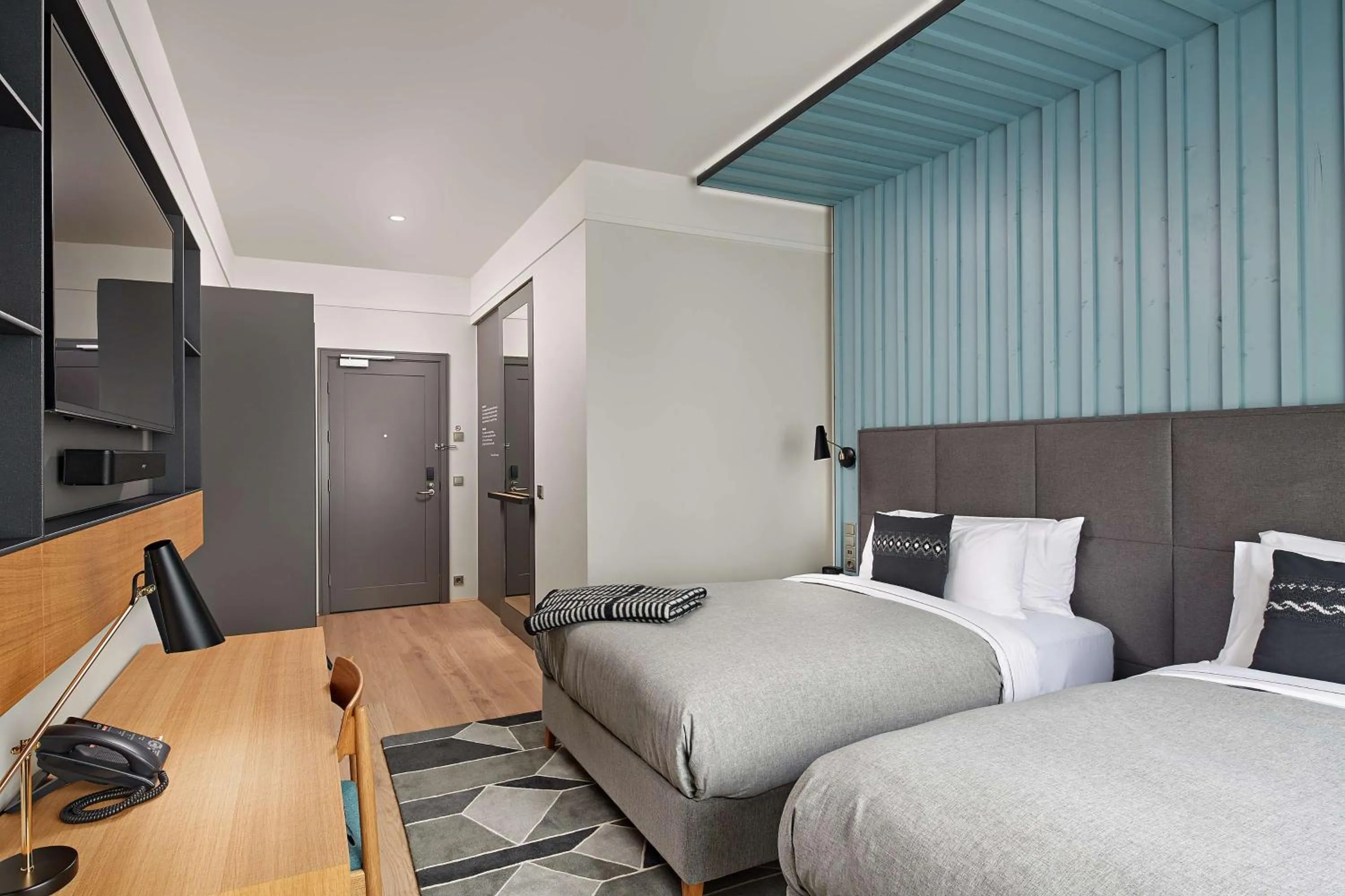 Bedroom, Bed in Canopy by Hilton Reykjavik City Centre