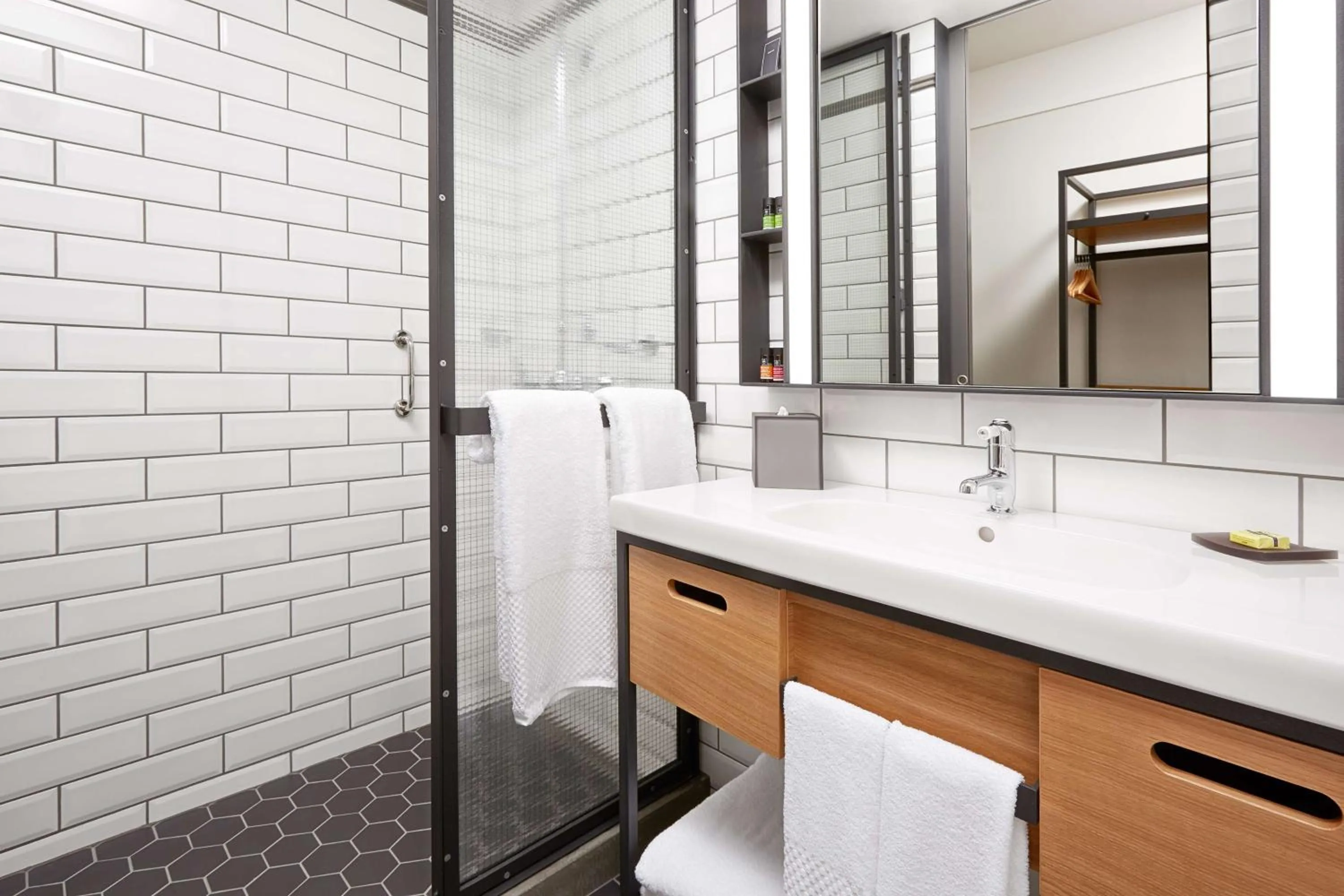 Bathroom in Canopy by Hilton Reykjavik City Centre