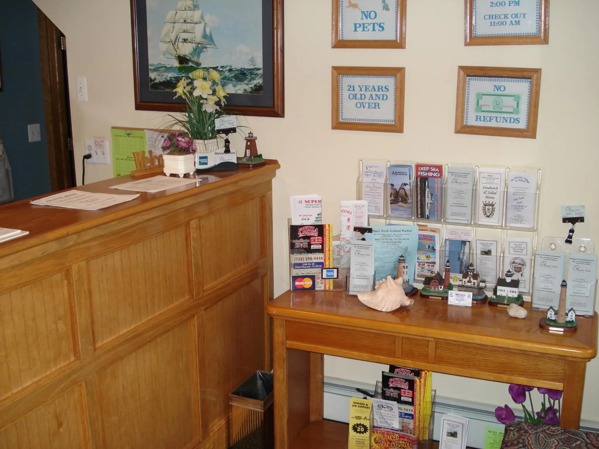 Lobby or reception in Atlantic Motel