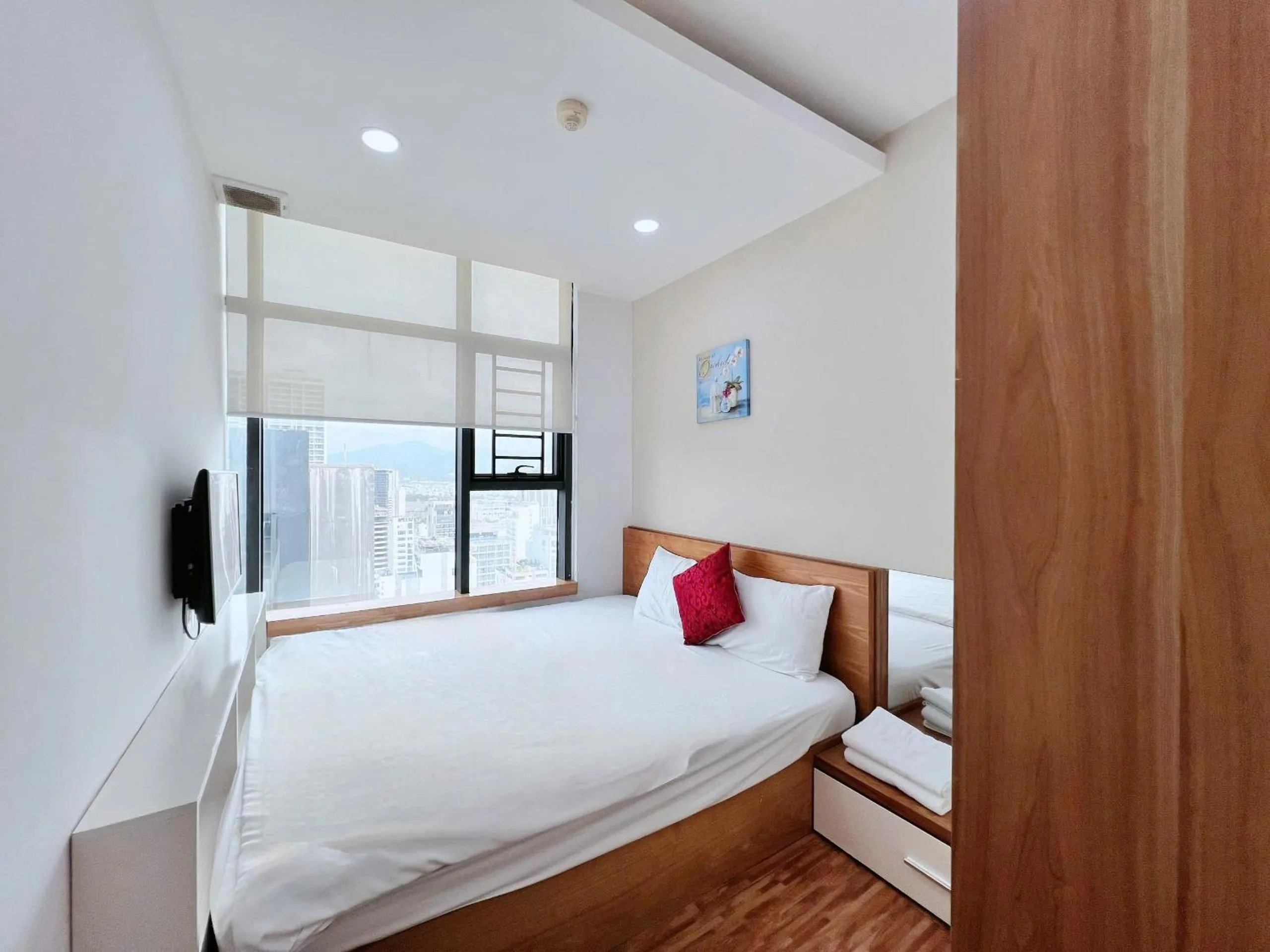 Bed in Gold Ocean Apartment Nha Trang