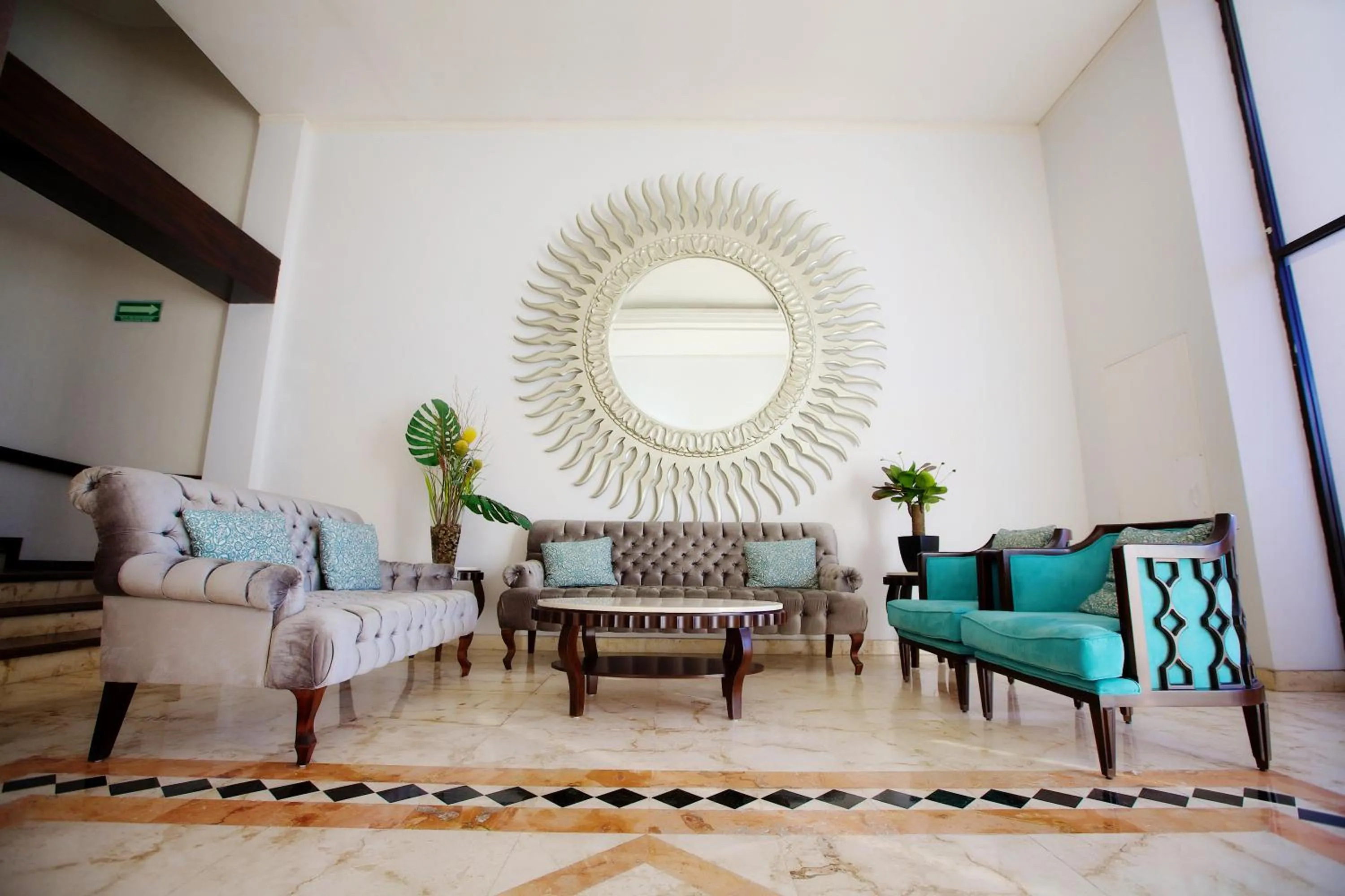 Lobby or reception in Continental Caribe Bay