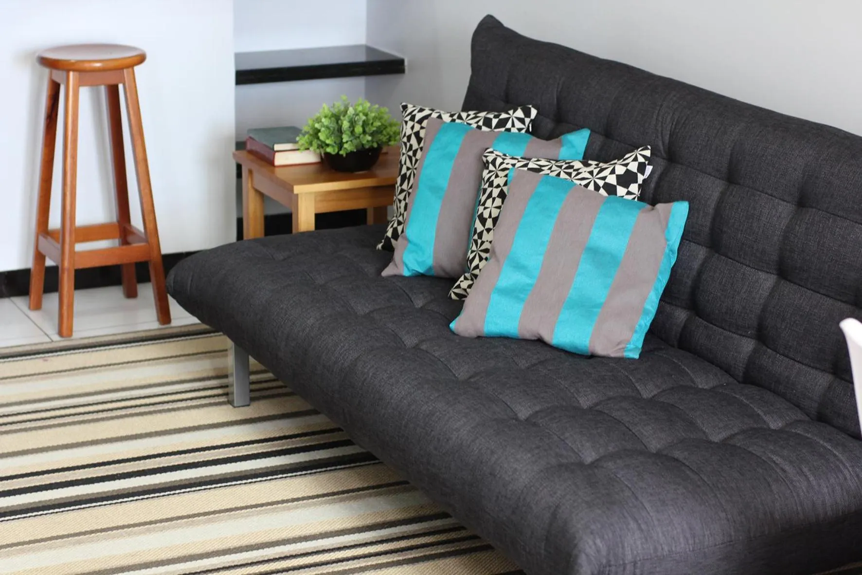 Living room in Flat Farol da Barra