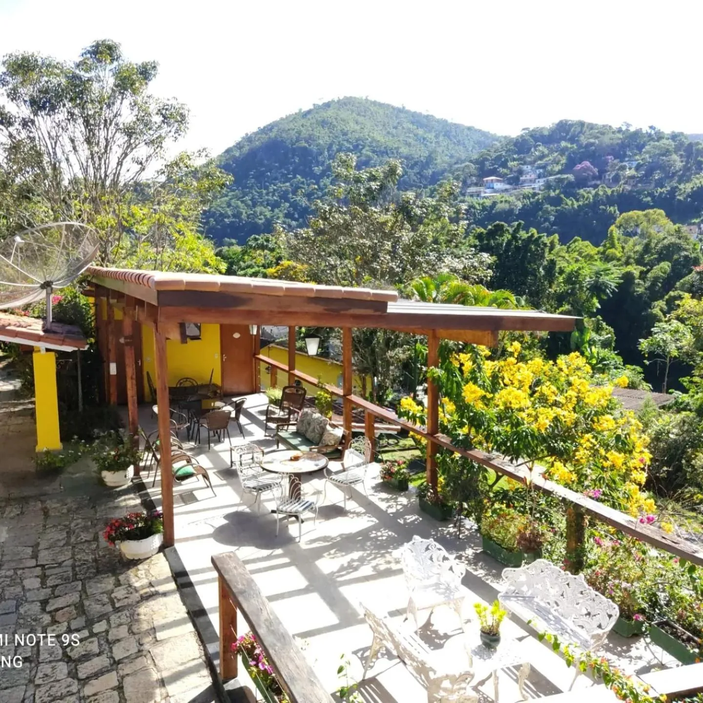 Balcony/Terrace in Pousada Sitio Sossego
