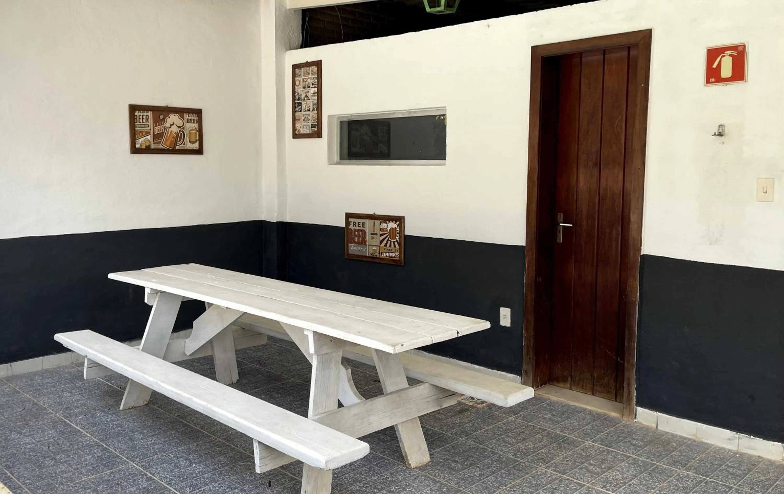 Seating area in Pousada Sitio Sossego